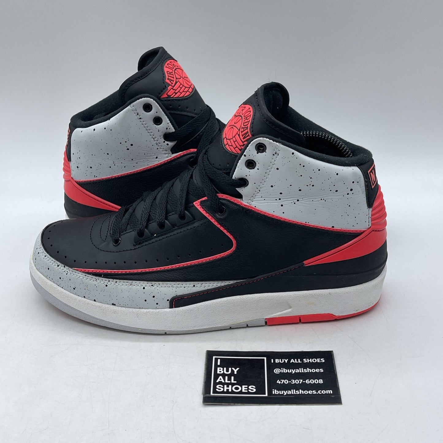 Size 7.5 - Air Jordan 2 Retro Infrared 23 (385475-023)