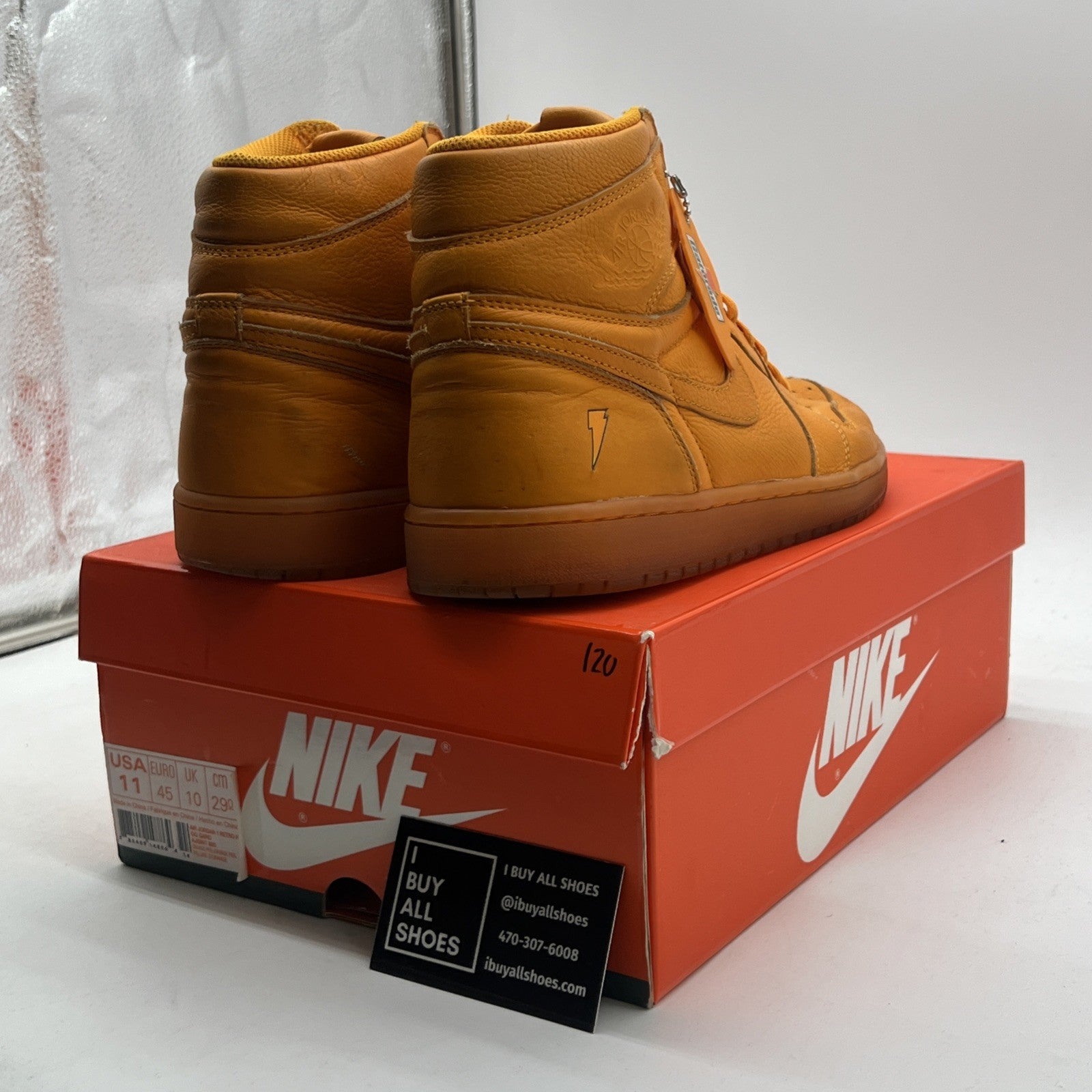 Size 11 - Air Jordan 1 Retro OG G8RD High Orange Peel (AJ5997-880)