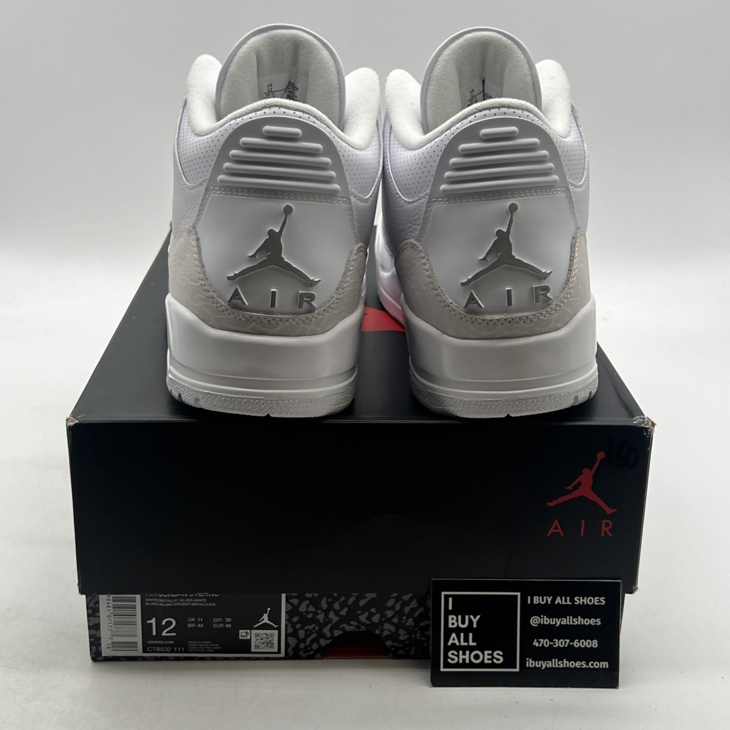 Size 12 - Air Jordan 3 Retro 2025 Pure Money (CT8532-111)