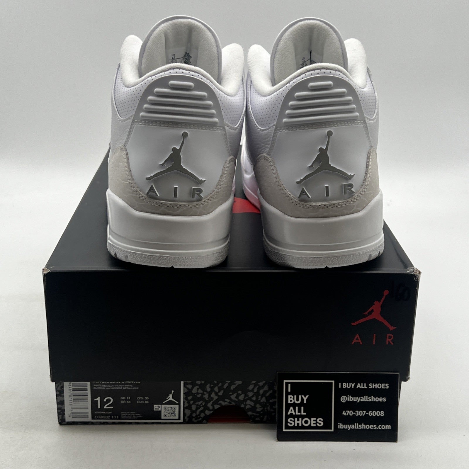 Size 12 - Air Jordan 3 Retro 2025 Pure Money (CT8532-111)