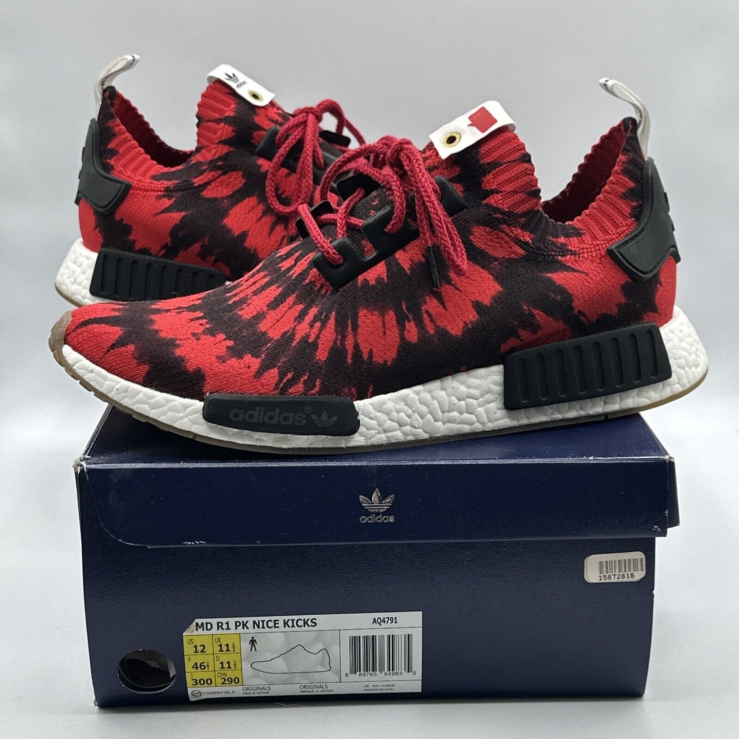 Size 12 - adidas NMD Runner Primeknit x Nice Kicks Red White 2016