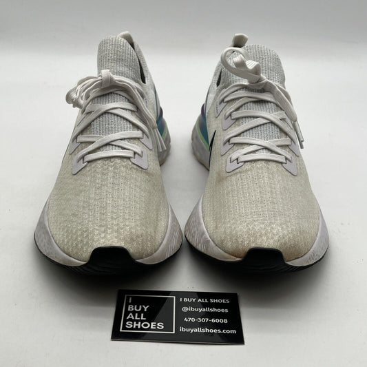 Size 11.5 - Nike React Infinity Run Flyknit White Vapor Green (CD4371-102)