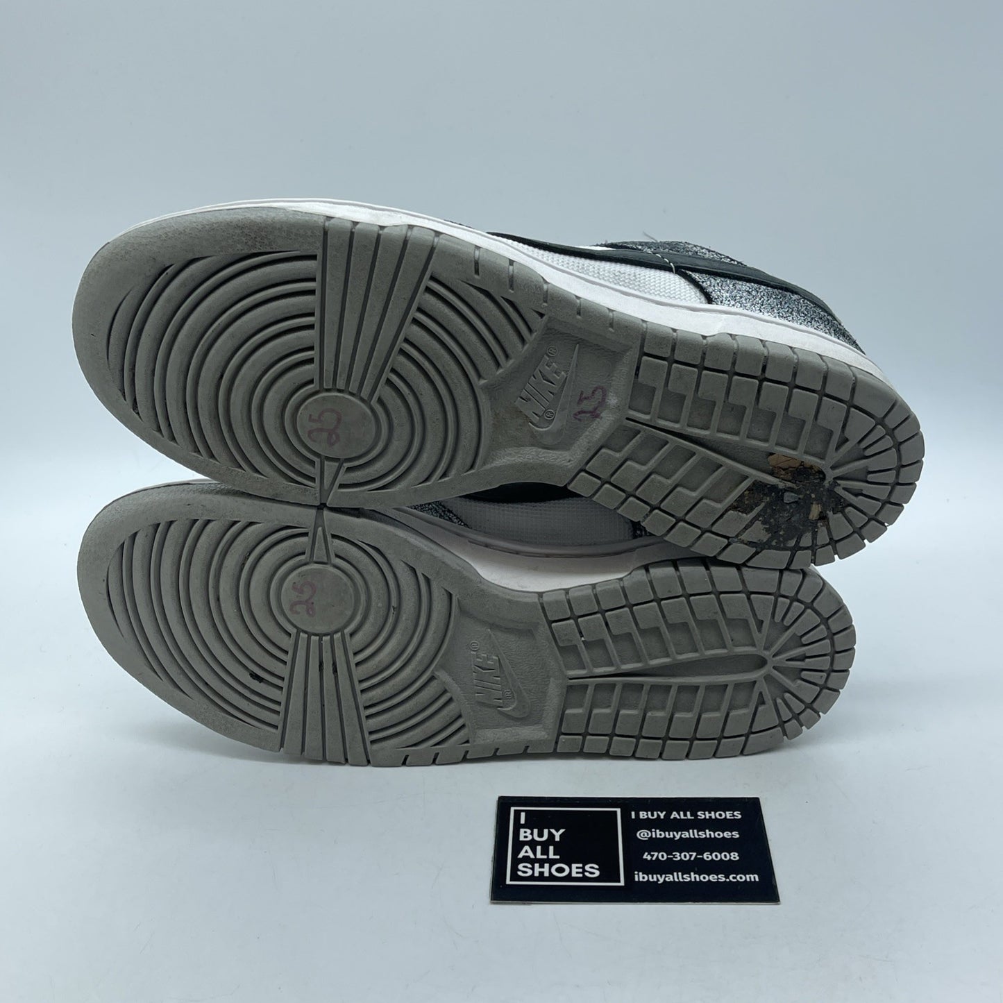 Size 8.5 - Nike Dunk Low Golden Gals Black White Suede Leather (DO5882-001)