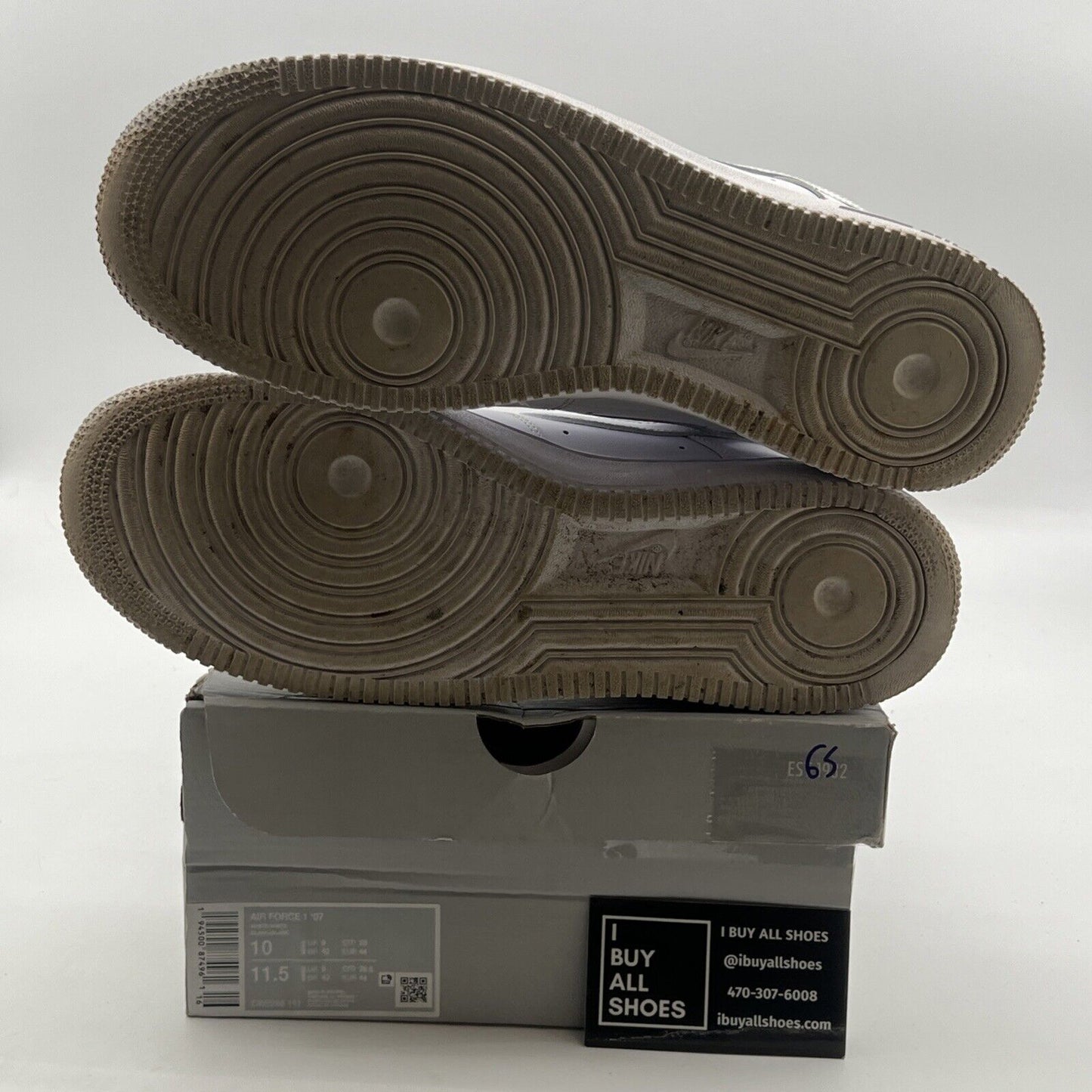 Size 10 - Nike Air Force 1 '07 Low Triple White (CW2288-111)