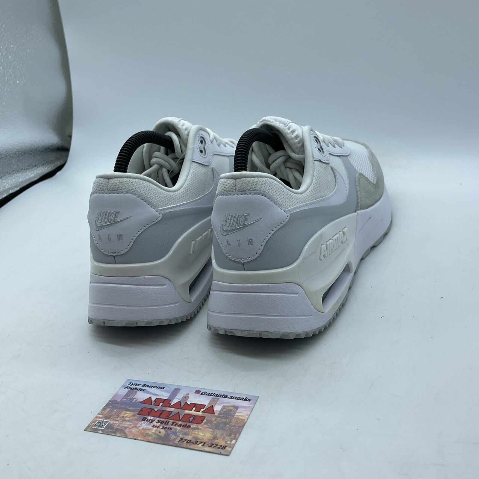 Size 9 - Nike Air Max SYSTM White Pure Platinum  Grey Suede Leather (DM9537)