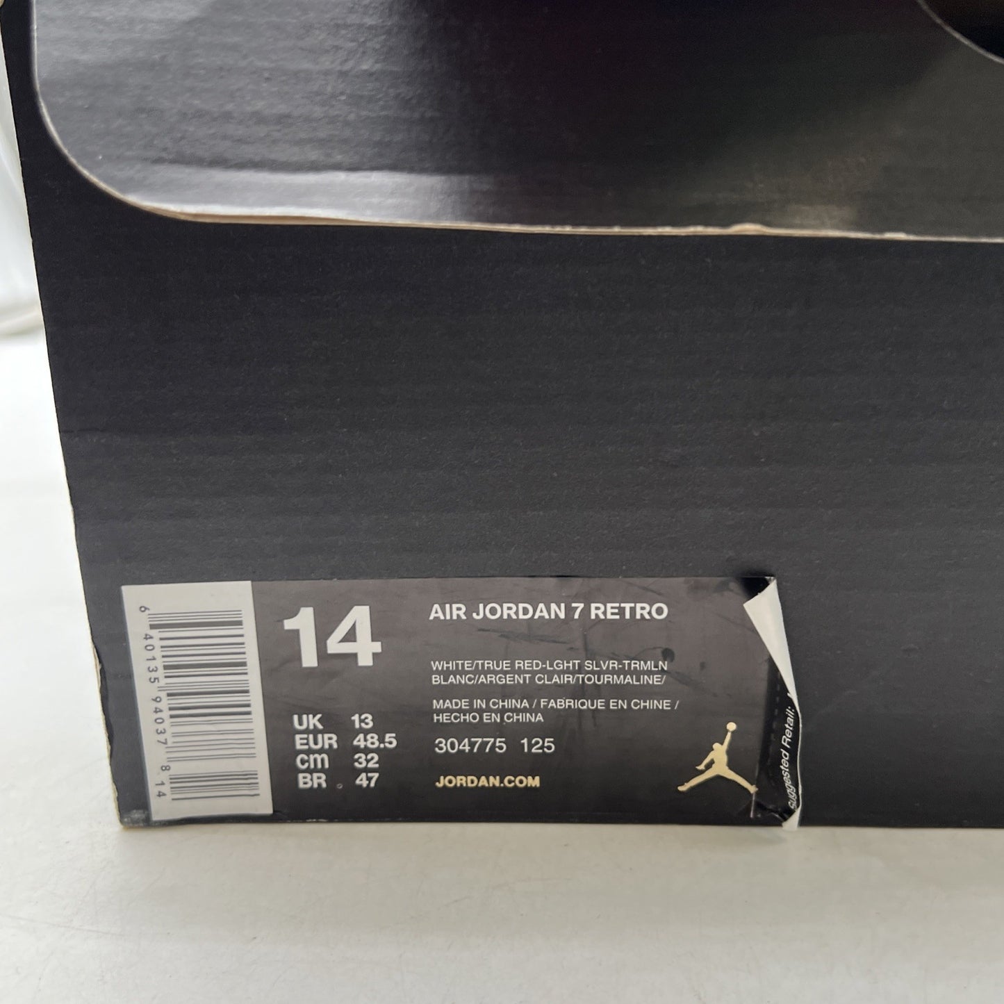 Size 14 - Air Jordan 7 Retro 2015 Hare (304775-125)