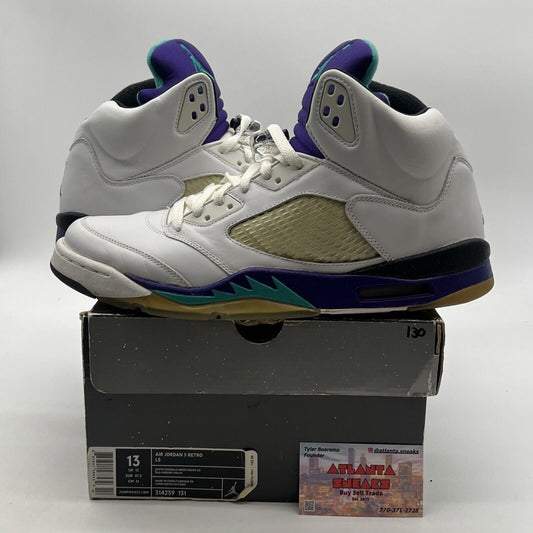 Size 13 - Air Jordan 5 Retro LS 2006 Grape (314259-131)