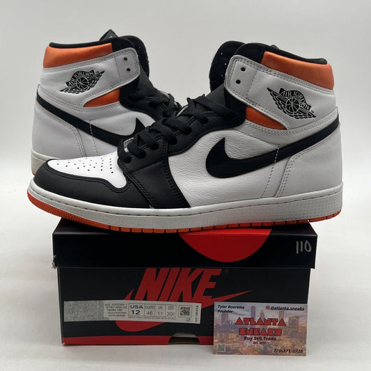 Size 12 - Jordan 1 Retro High Electro Orange (555088-180)