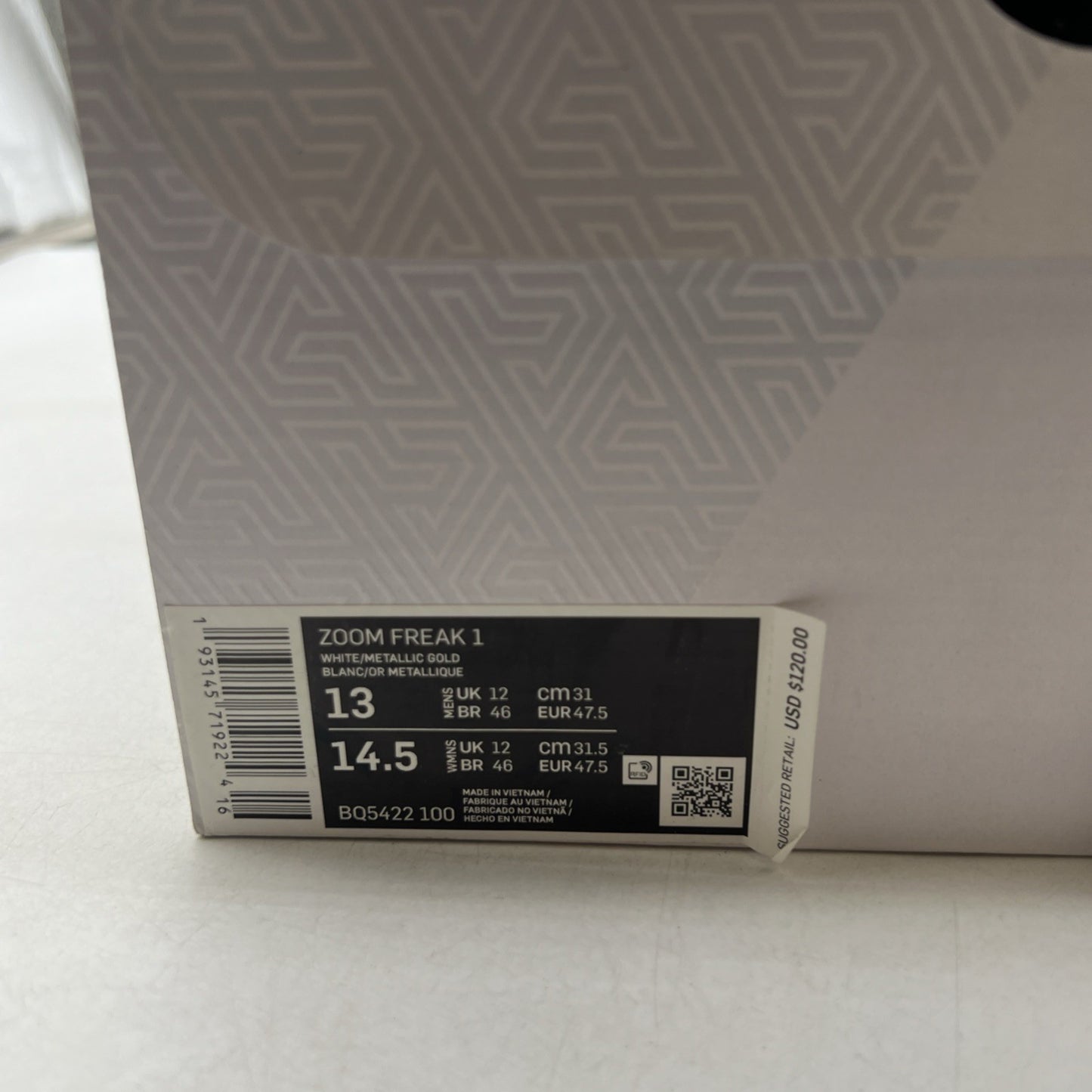 Size 13 - Nike Zoom Freak 1 Roses (BQ5422-100)