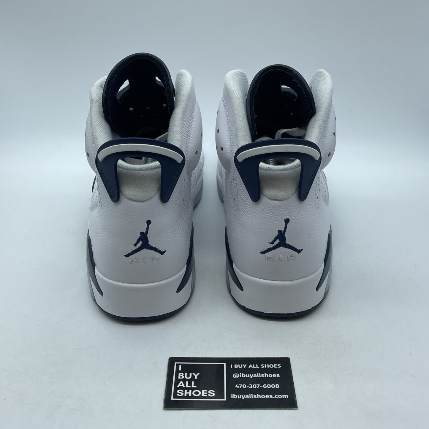 Size 12 - Jordan 6 Retro Midnight Navy White Leather (CT8529-141)
