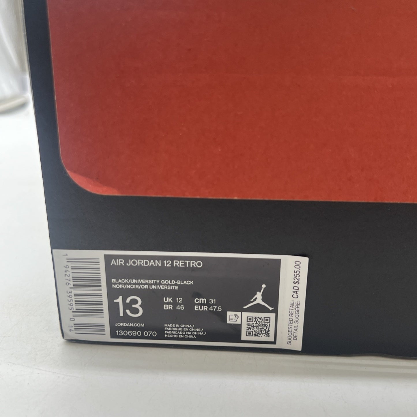 Size 13 - Air Jordan 12 Retro University Gold 2020 (130690-070)