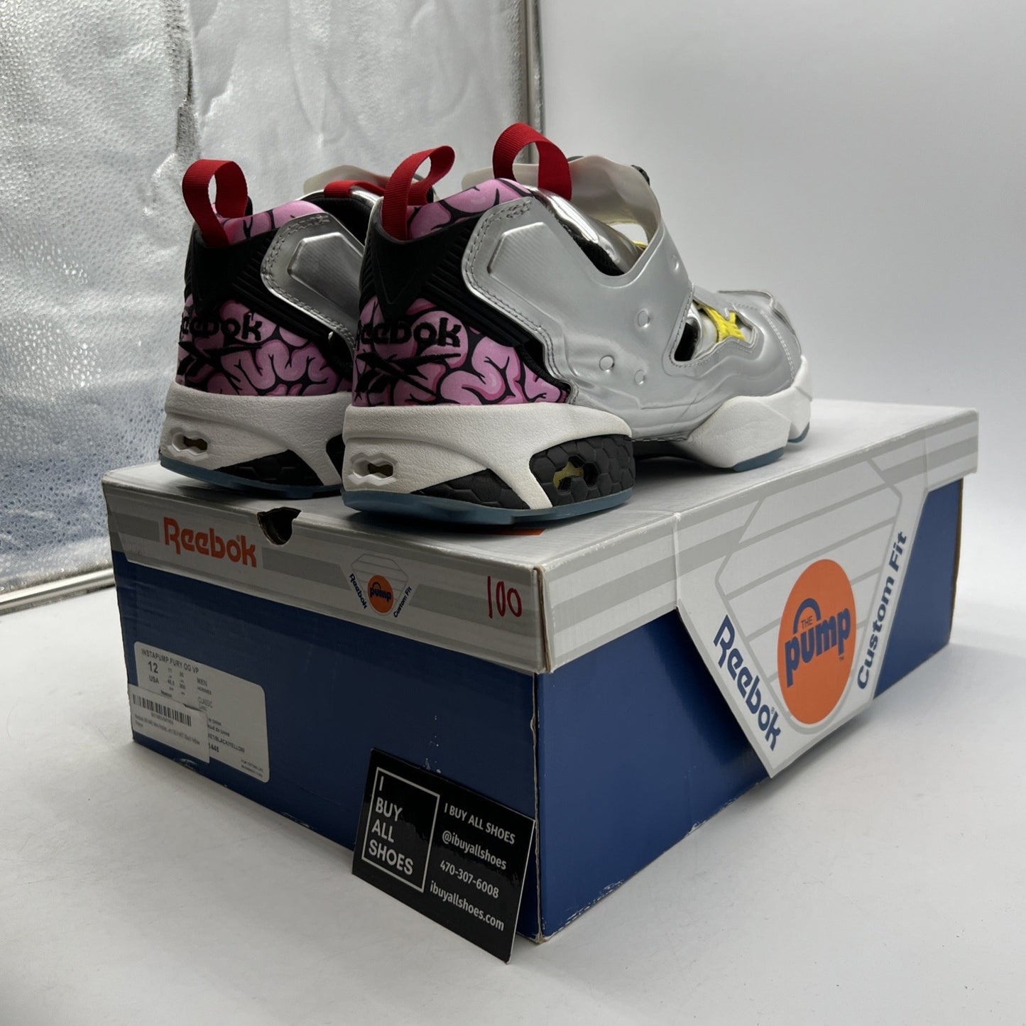 Size 12 - Reebok Instapump Fury OG Villains TMNT Krang (AR1445)