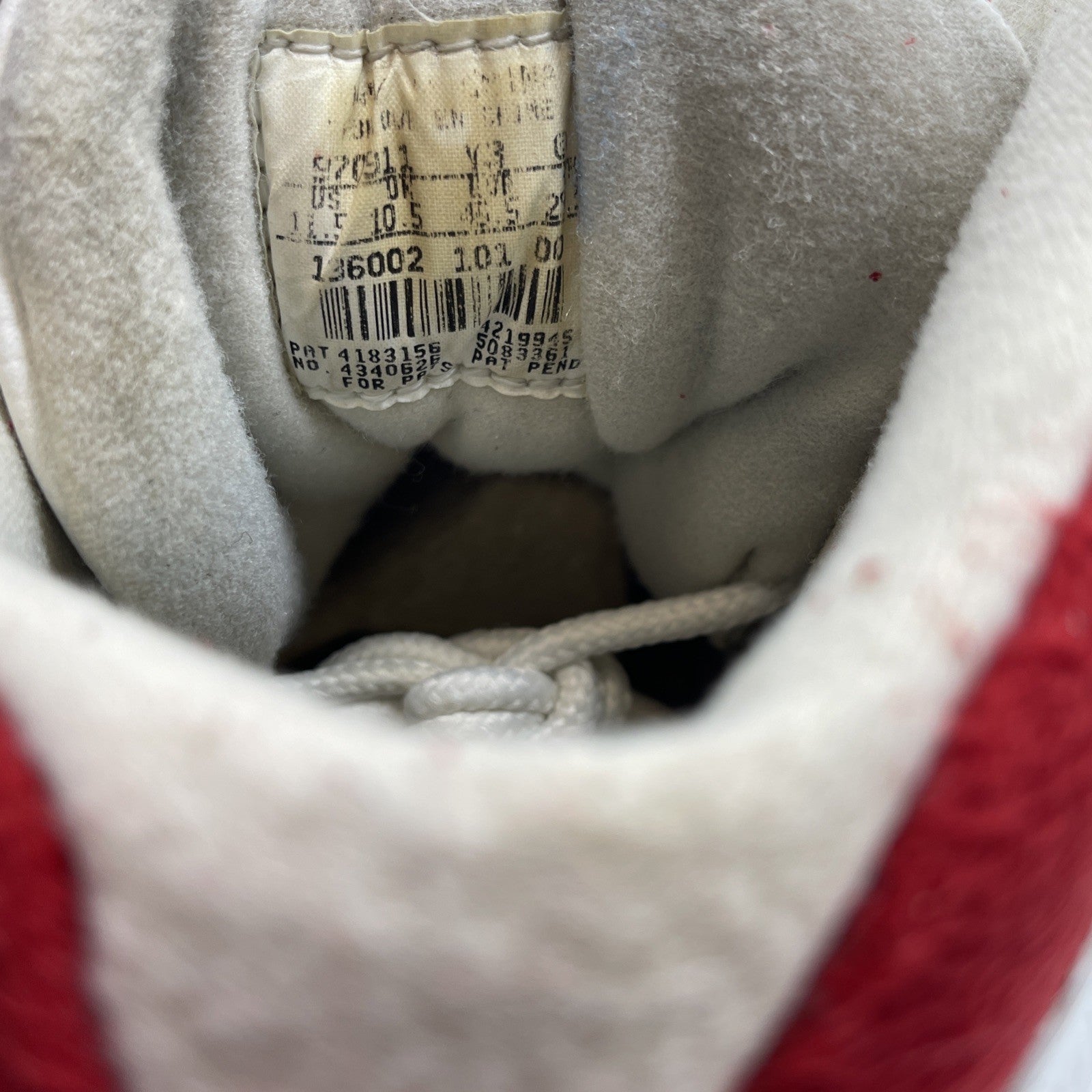Size 11.5 - Air Jordan 13 OG 1998 Cherry Red Leather Suede Leather (136002-101)