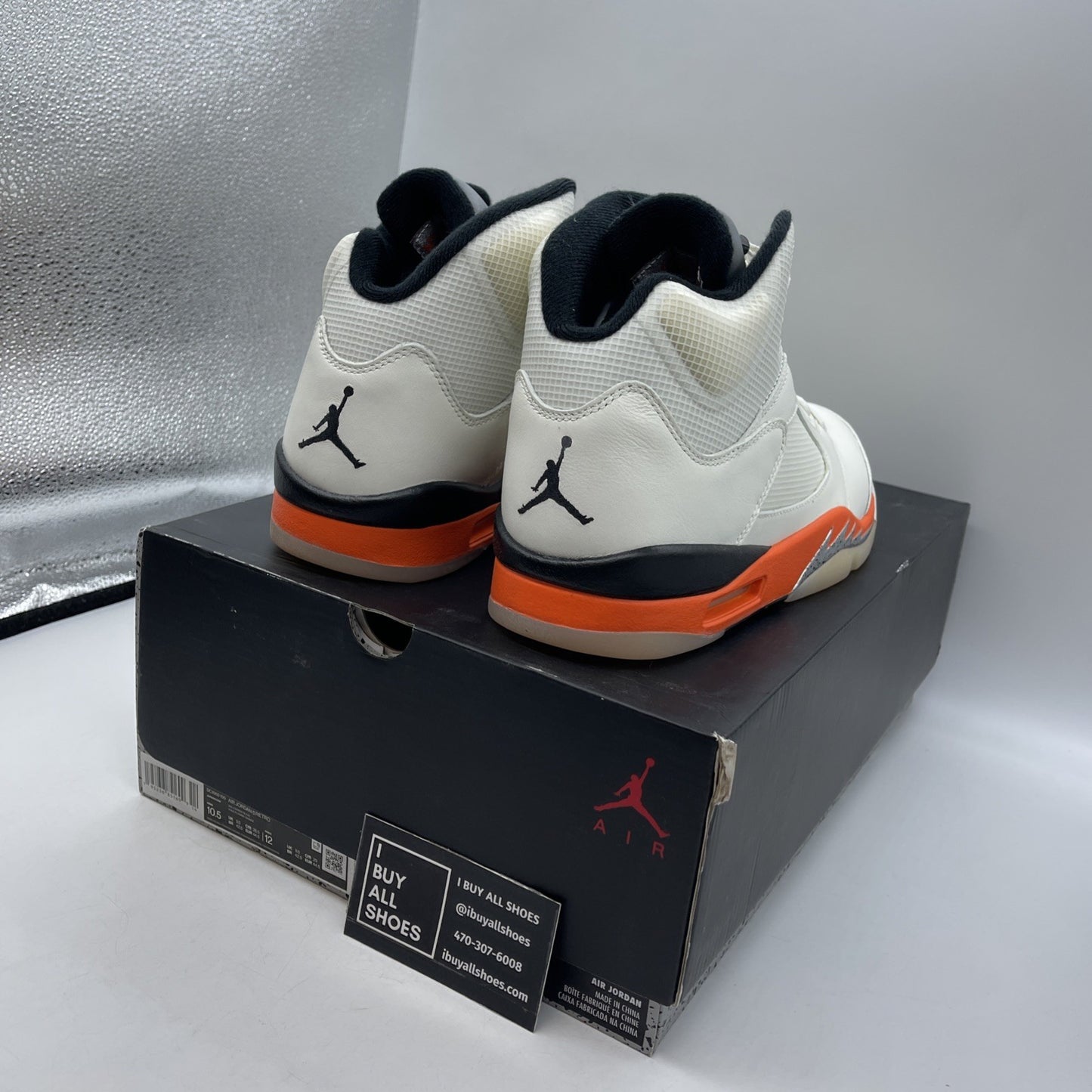 Size 10.5 - Air Jordan 5 Shattered Backboard (DC1060-100)