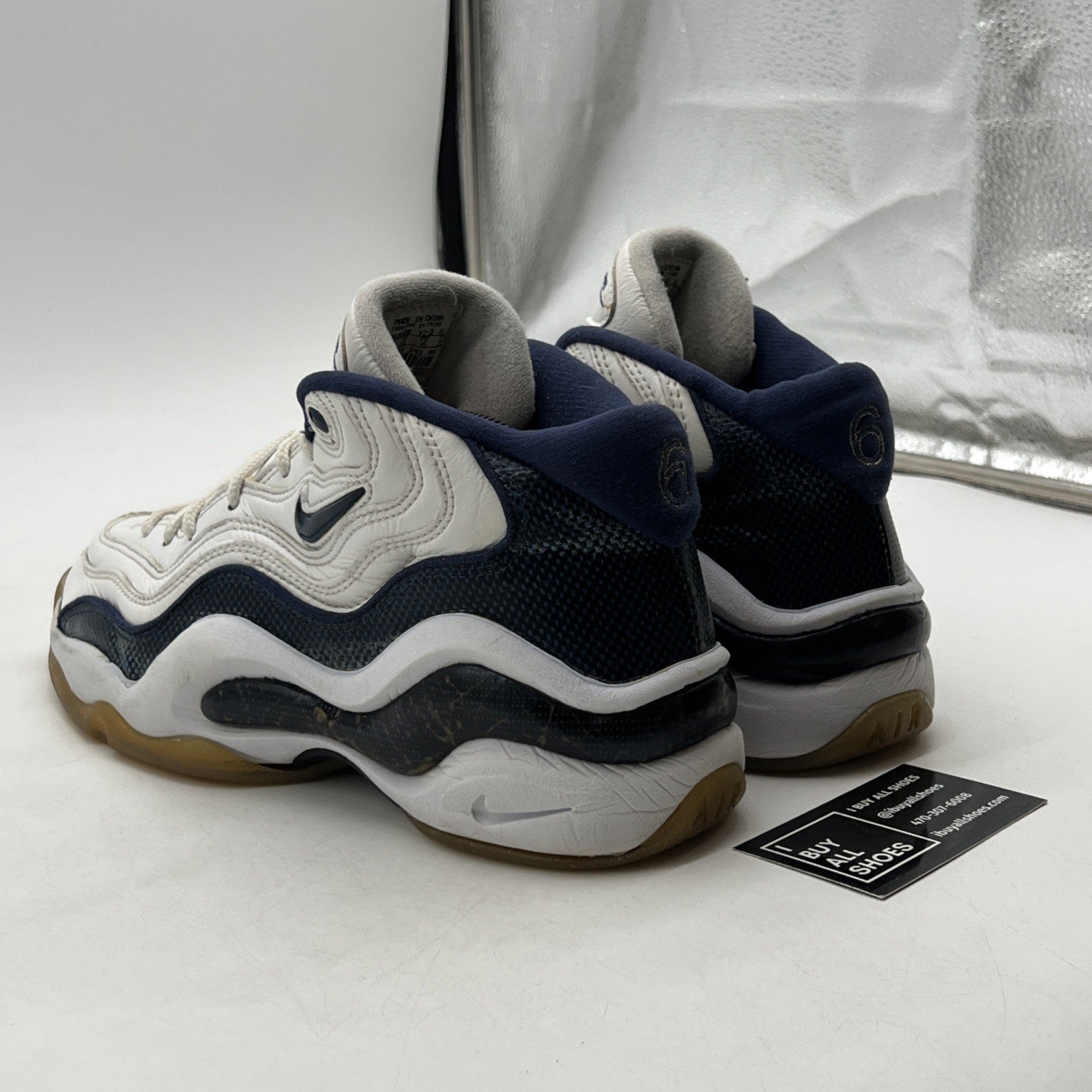 Size 11 - Nike Air Zoom Flight 96 White (130312-141)