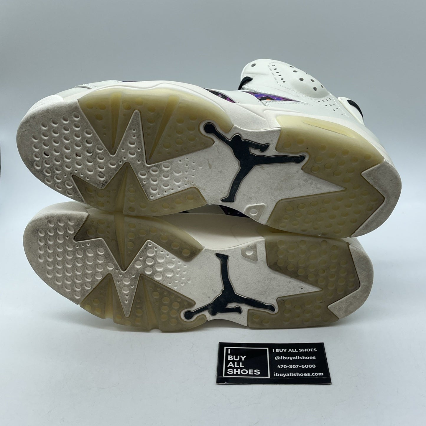 Size 10.5 - Air Jordan 6 Retro Quai 54 Purple White Suede Leather (CZ4152-101)