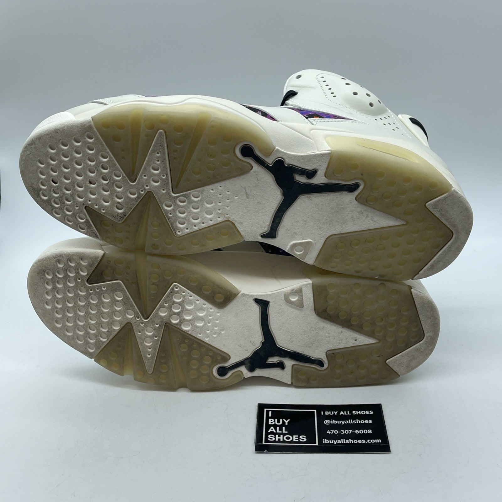 Size 10.5 - Air Jordan 6 Retro Quai 54 Purple White Suede Leather (CZ4152-101)