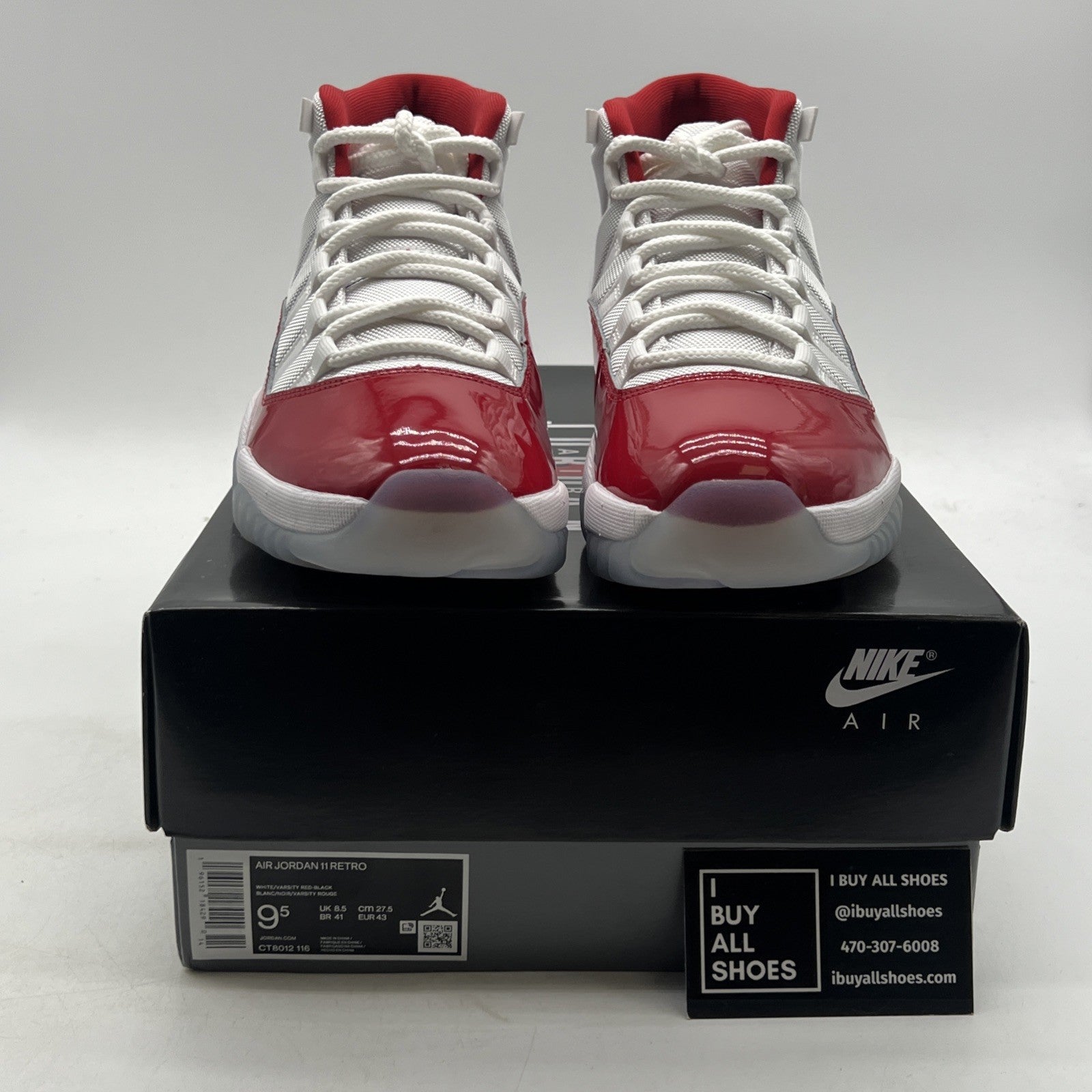 Size 9.5 - Air Jordan 11 Retro High Cherry (CT8012-116)