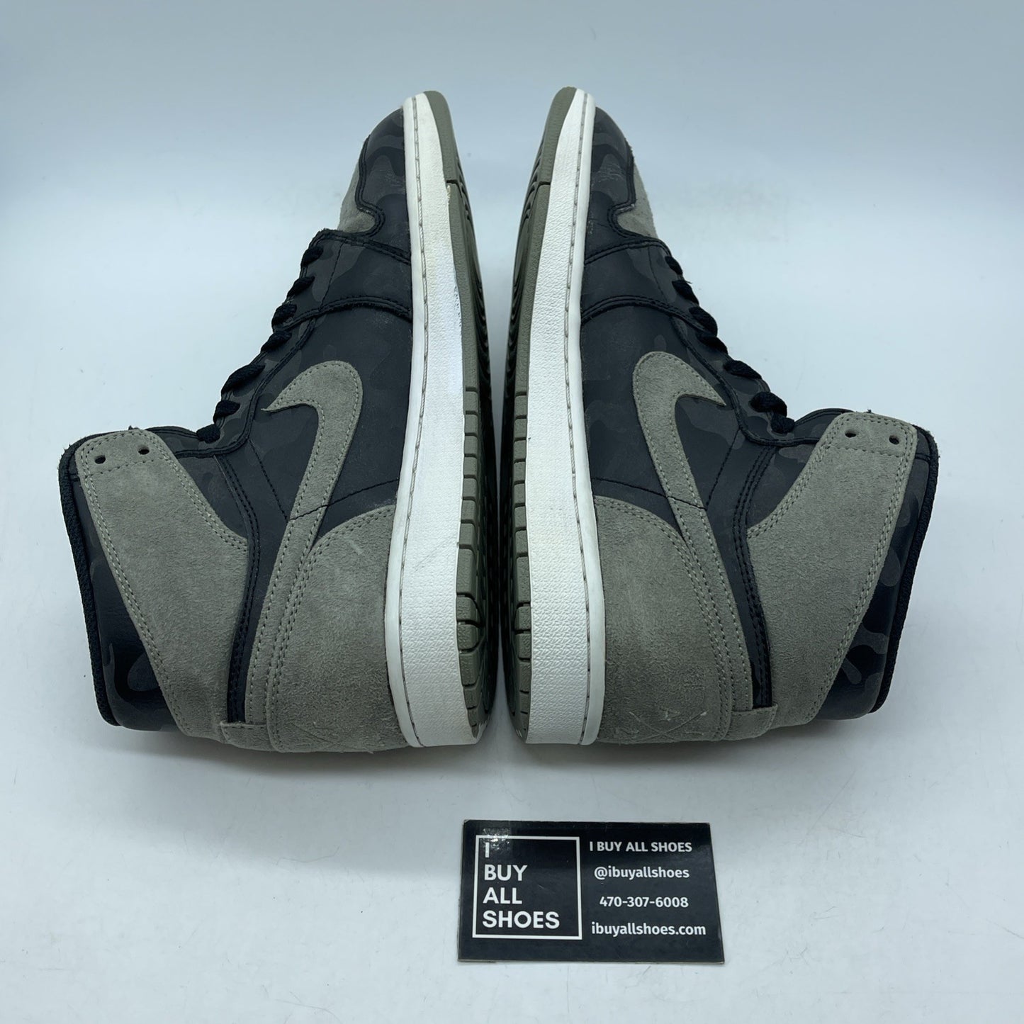 Size 10 - Air Jordan 1 Retro Premium High Shadow Camo Suede Leather (AA3993-034)