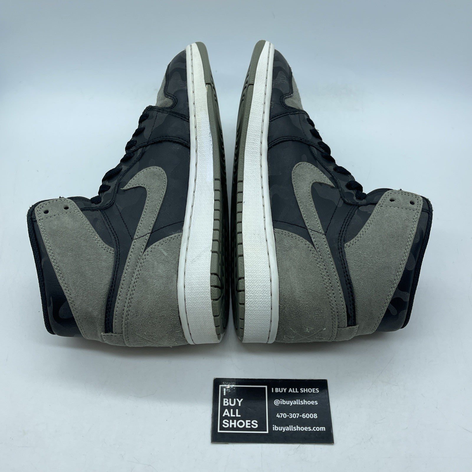 Size 10 - Air Jordan 1 Retro Premium High Shadow Camo Suede Leather (AA3993-034)