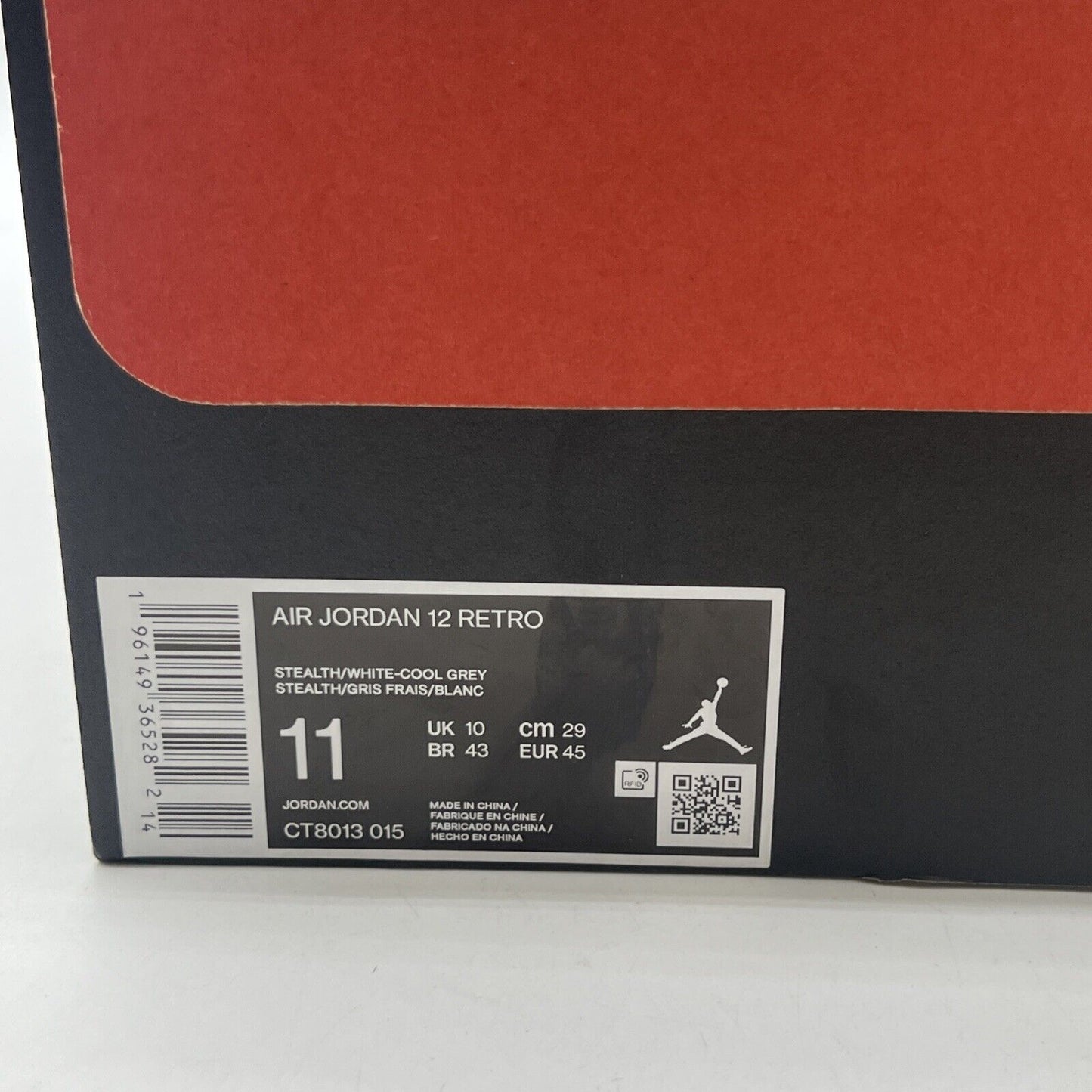 Size 11 - Air Jordan 12 Stealth 2022 (CT8013-015)