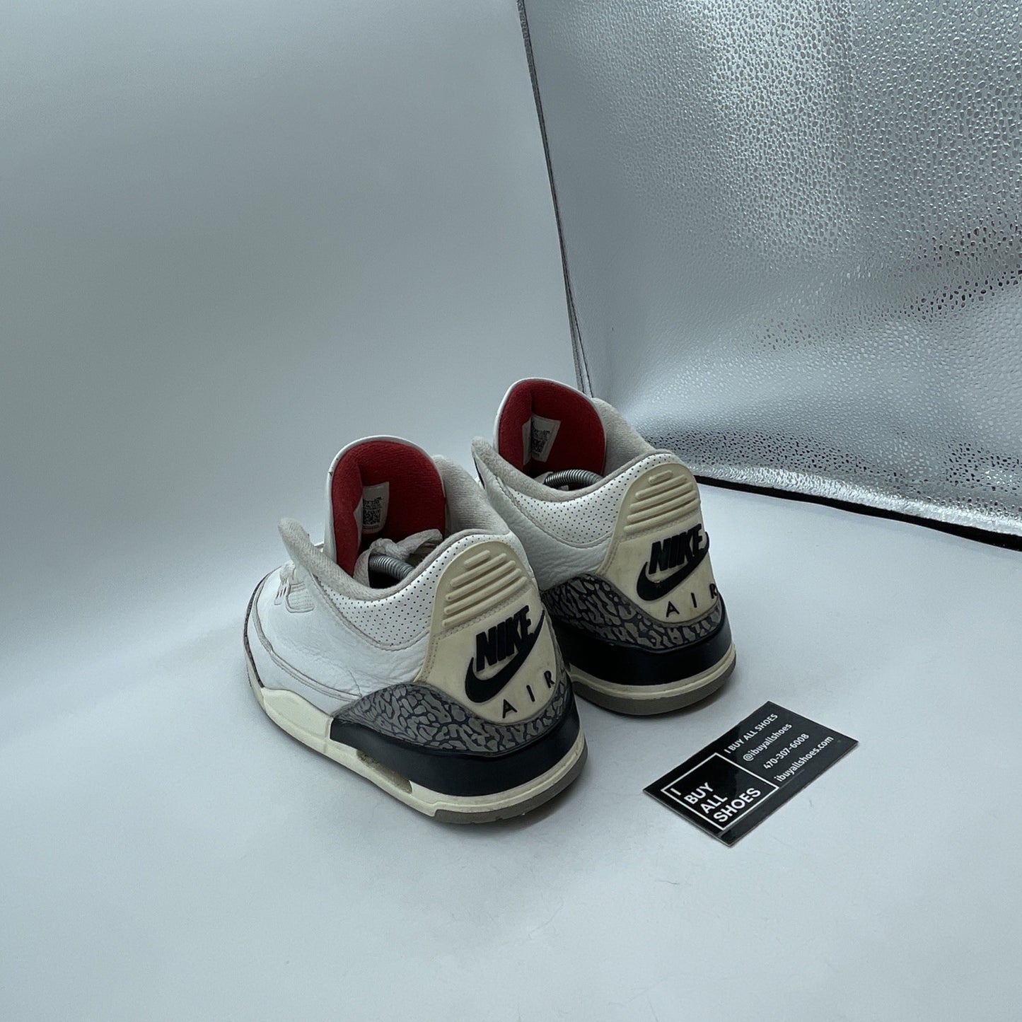 Size 10 - Jordan 3 Retro Mid White Cement Reimagined Suede Leather (DN3707-100)