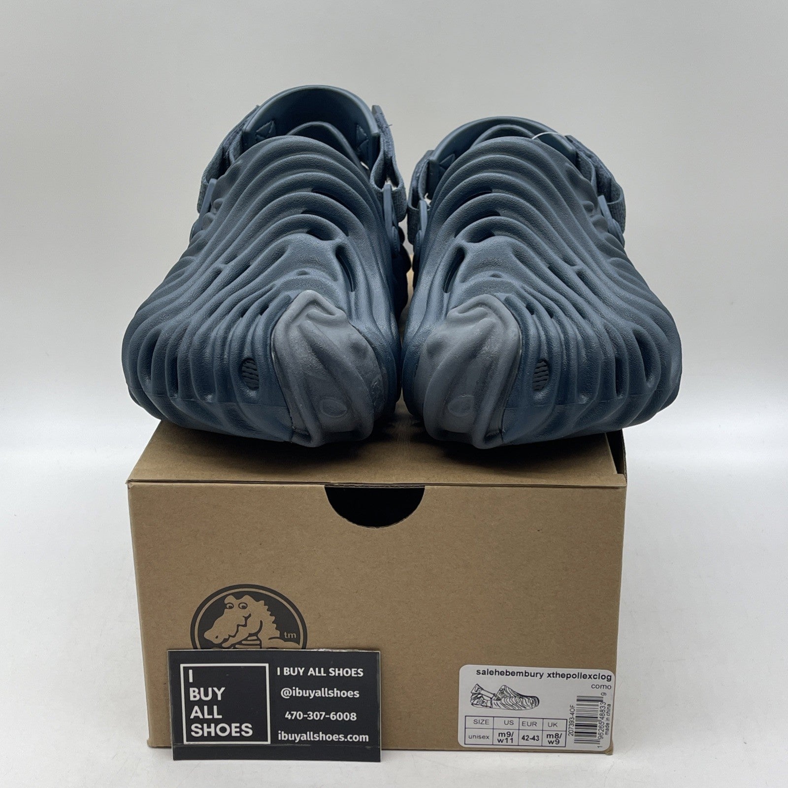 Size 9 - Crocs x Salehe Bembury Pollex Clog Como Blue (207393-40F)