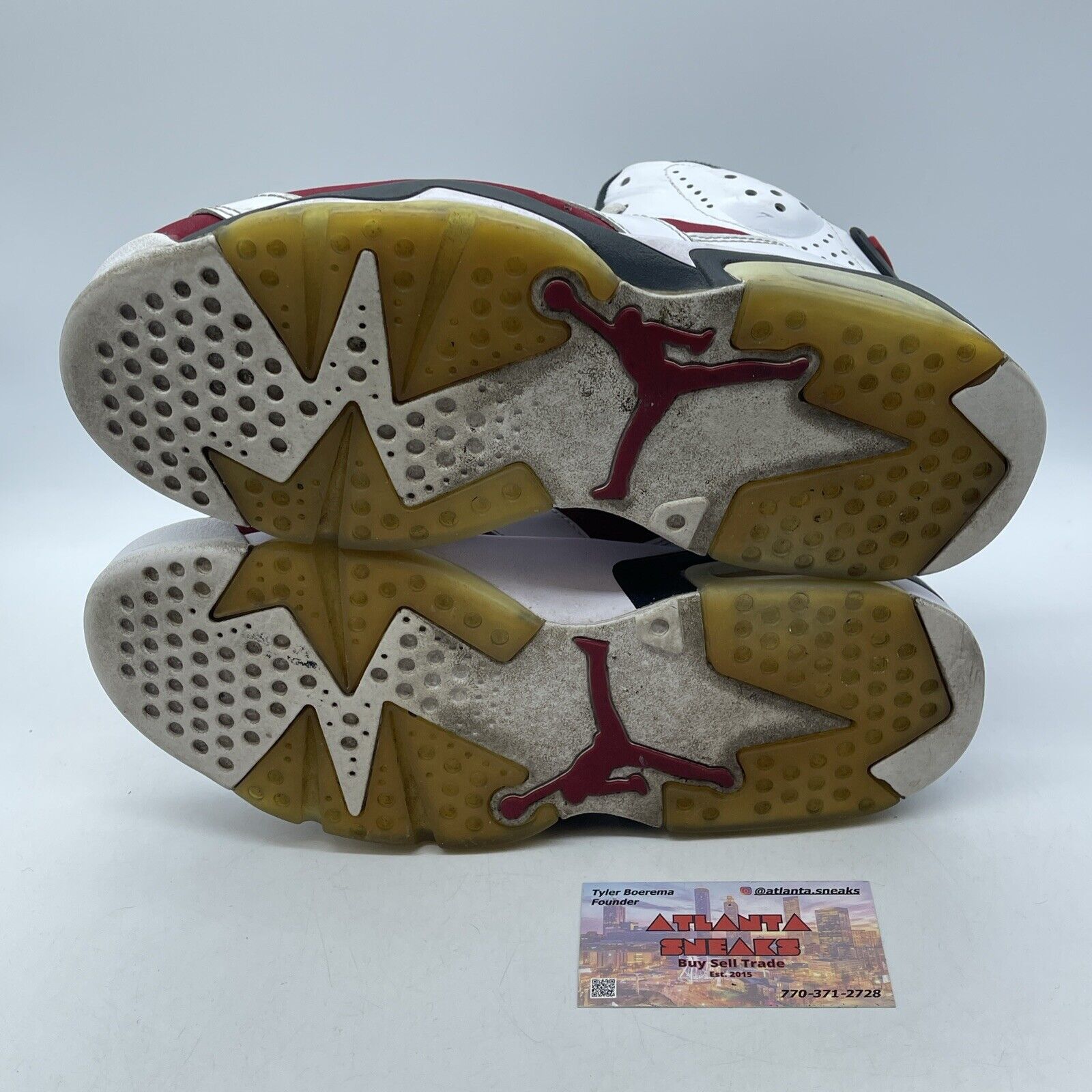 Size 8.5 - Jordan 6 Retro OG Mid Carmine Red Suede White Leather (CT8529-106)