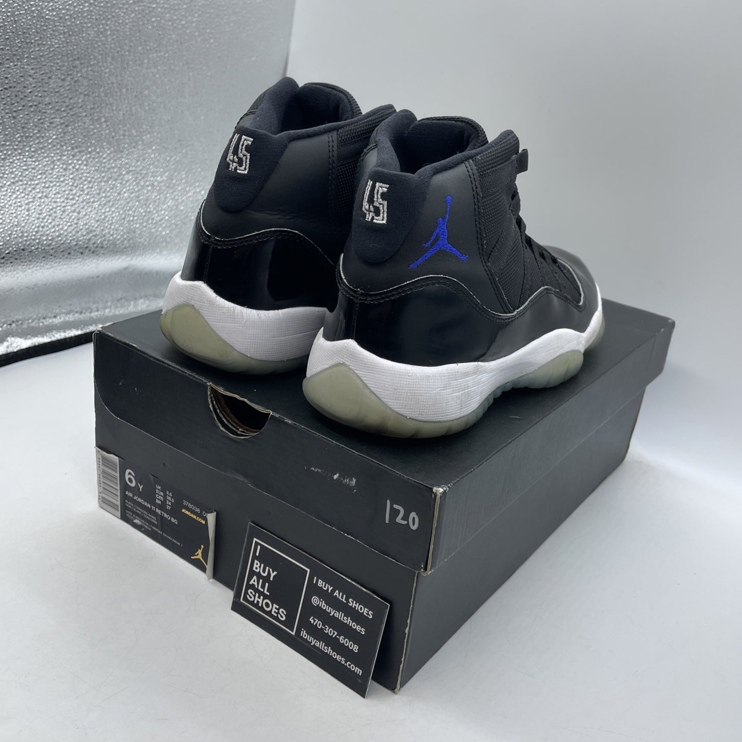Size 6Y - Air Jordan 11 Retro High Space Jam (378038-003)