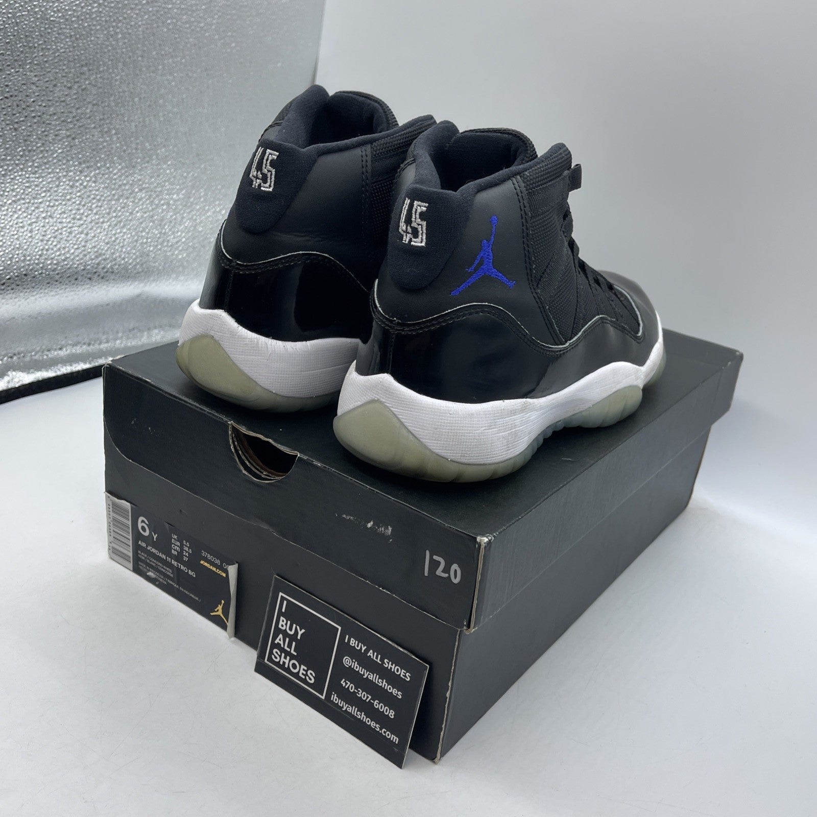 Size 6Y - Air Jordan 11 Retro High Space Jam (378038-003)