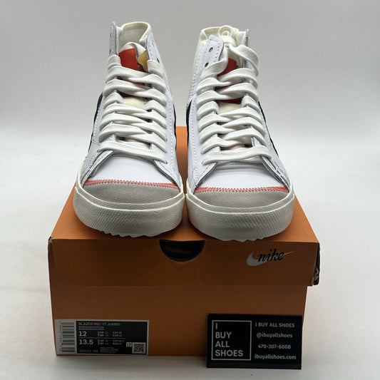 Size 12 - Nike Blazer '77 Jumbo Mid White Black (DD3111-100)