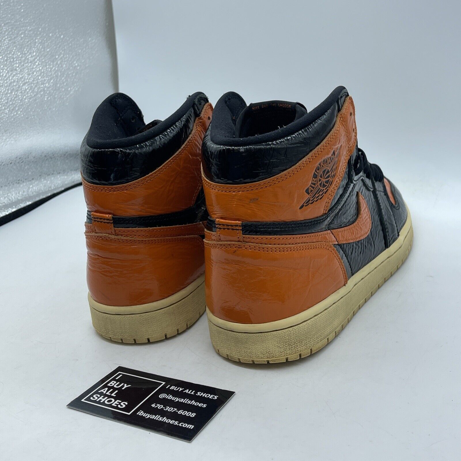 Size 10 - Jordan 1 Retro OG High Shattered Backboard 3.0 Leather (555088-028)