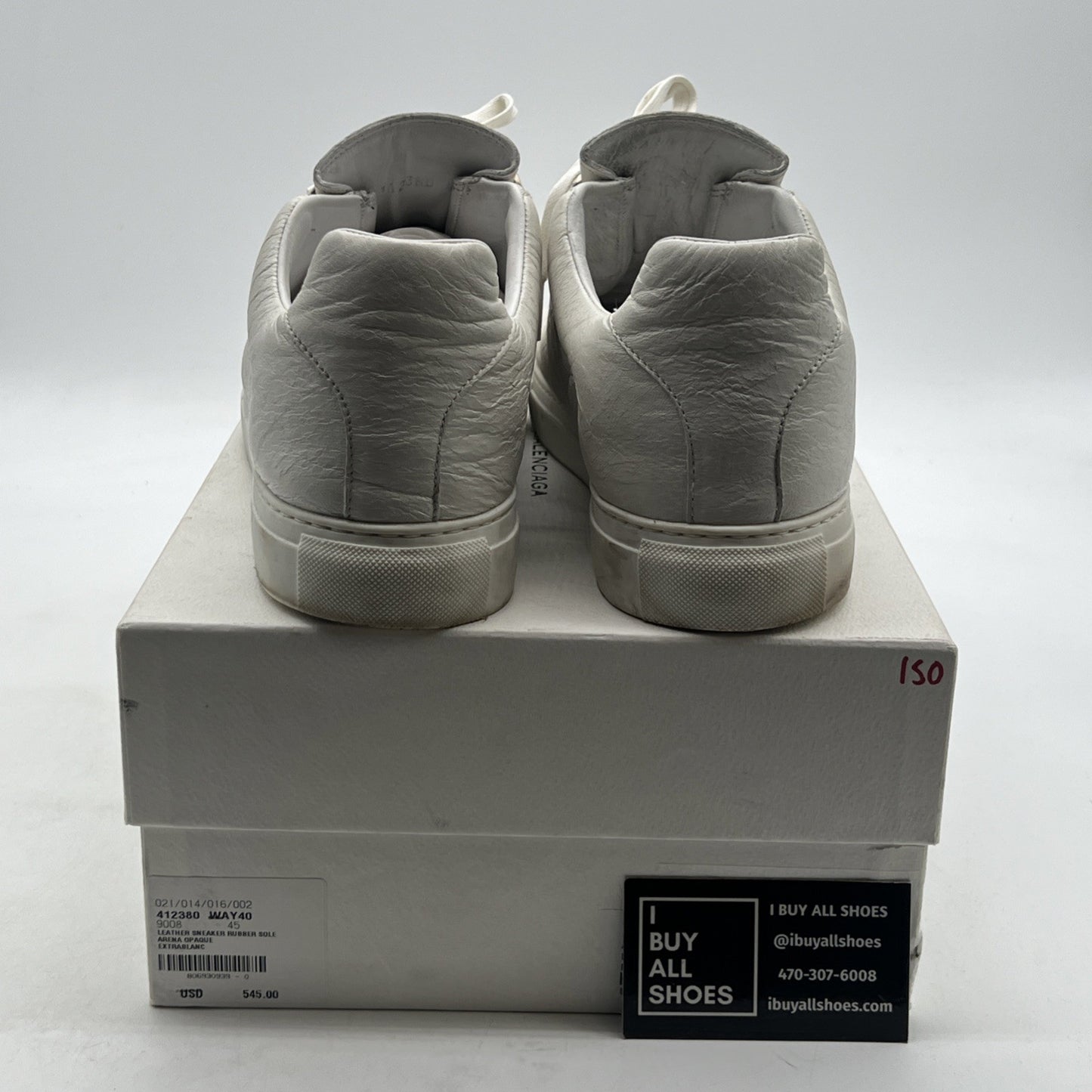 Size 45 - Balenciaga Triple S Sneaker White W (412380-WAY40-9008)