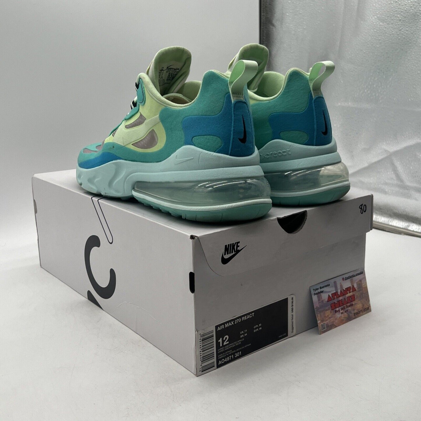 Size 12 - Nike Air Max 270 React Psychedelic Art (AO4971-301)