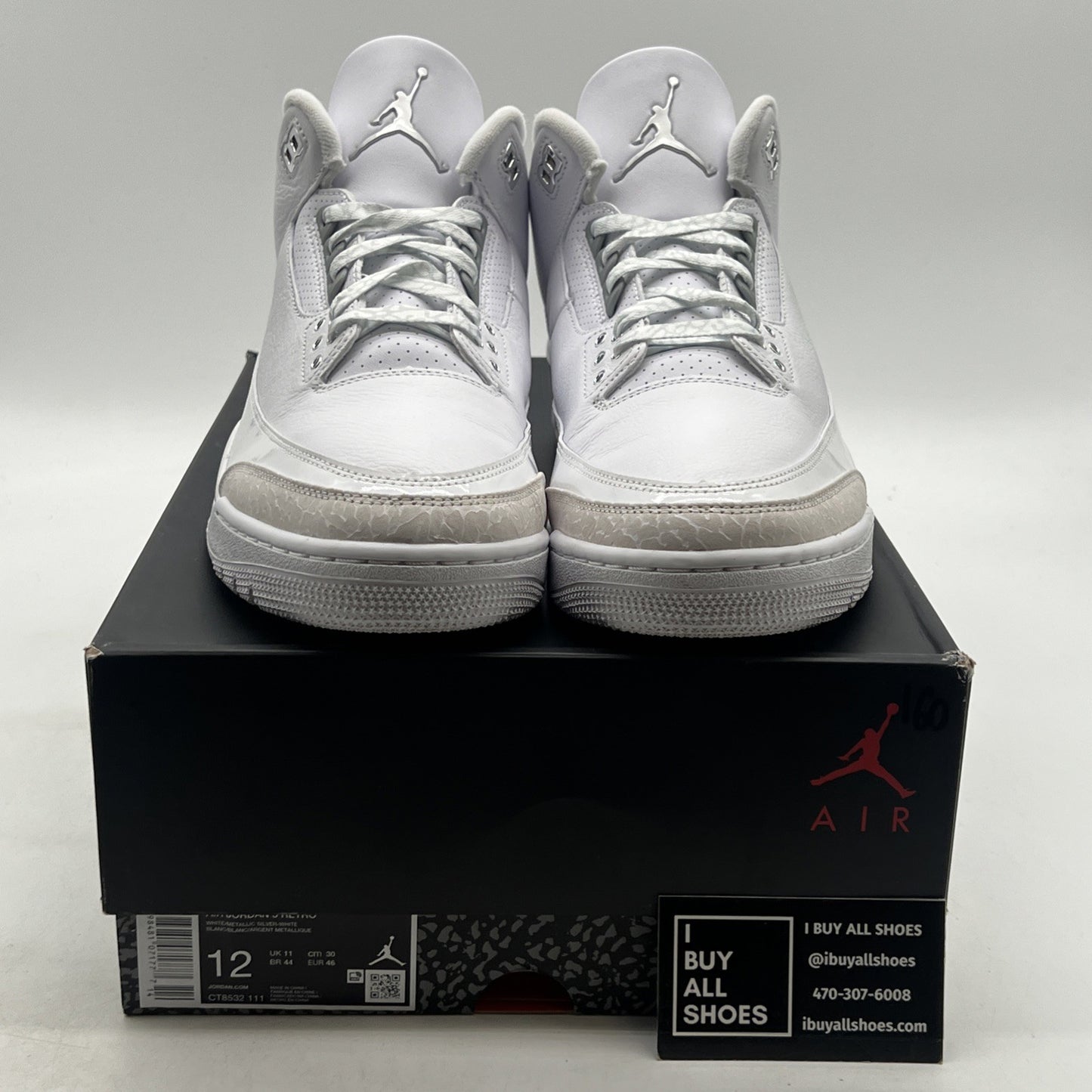 Size 12 - Air Jordan 3 Retro 2025 Pure Money (CT8532-111)