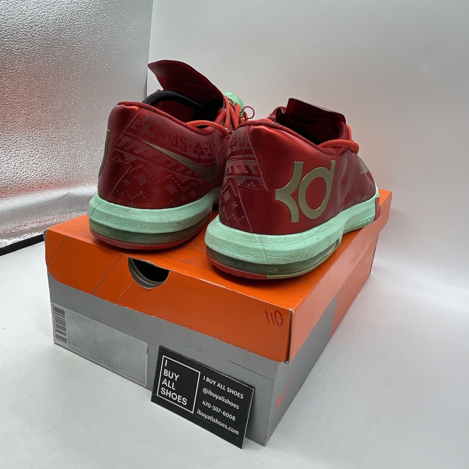 Size 12 - Nike KD 6 Christmas (599424-601)