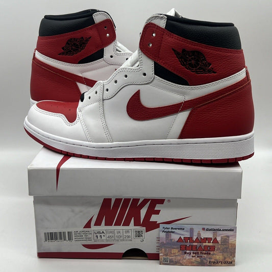 Size 11.5 - Jordan 1 Retro OG High Heritage White Red Black Brand New Og All