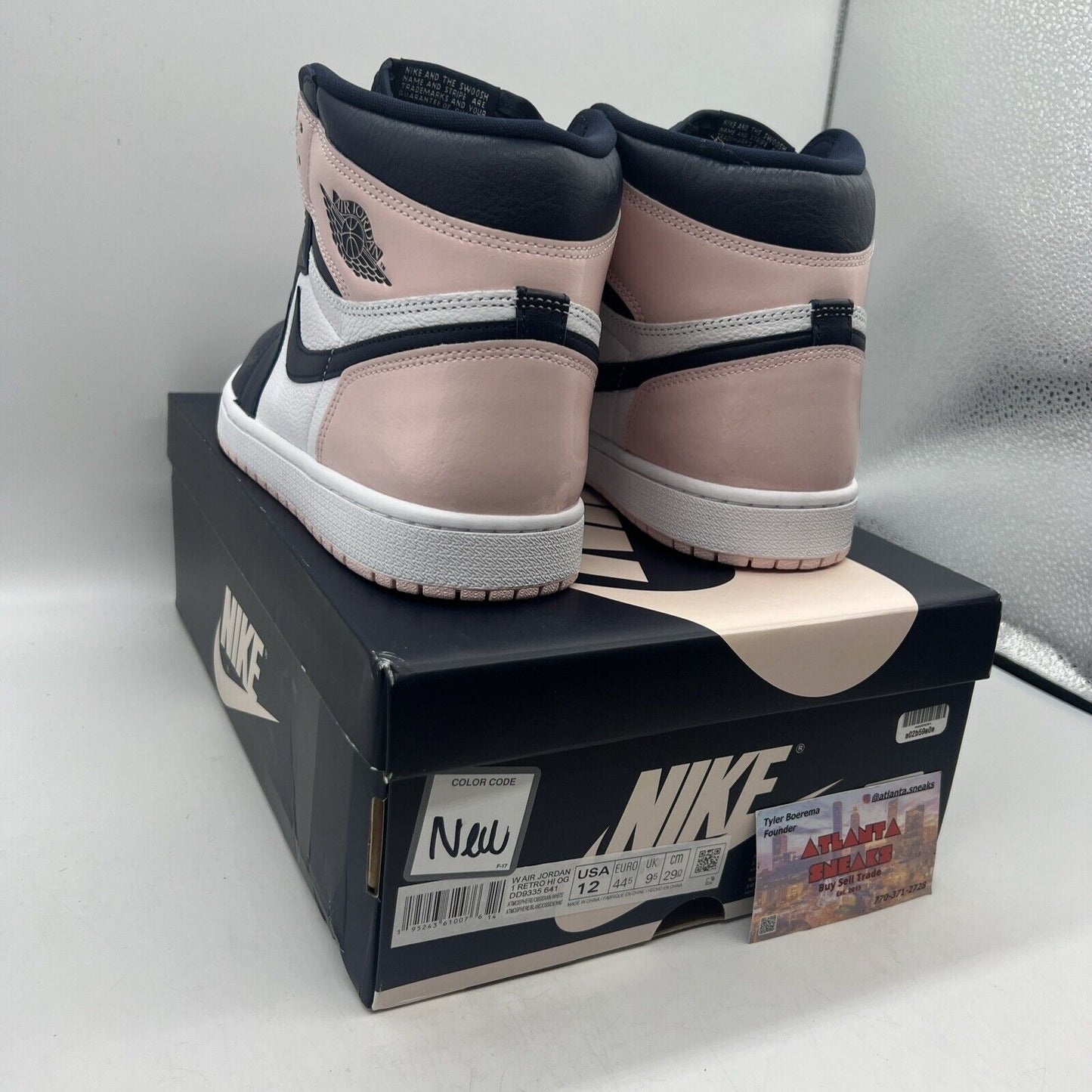 Nike Air Jordan 1 Retro High OG SE 'Bubble Gum' Women Size 12 DD9335-641 NIB