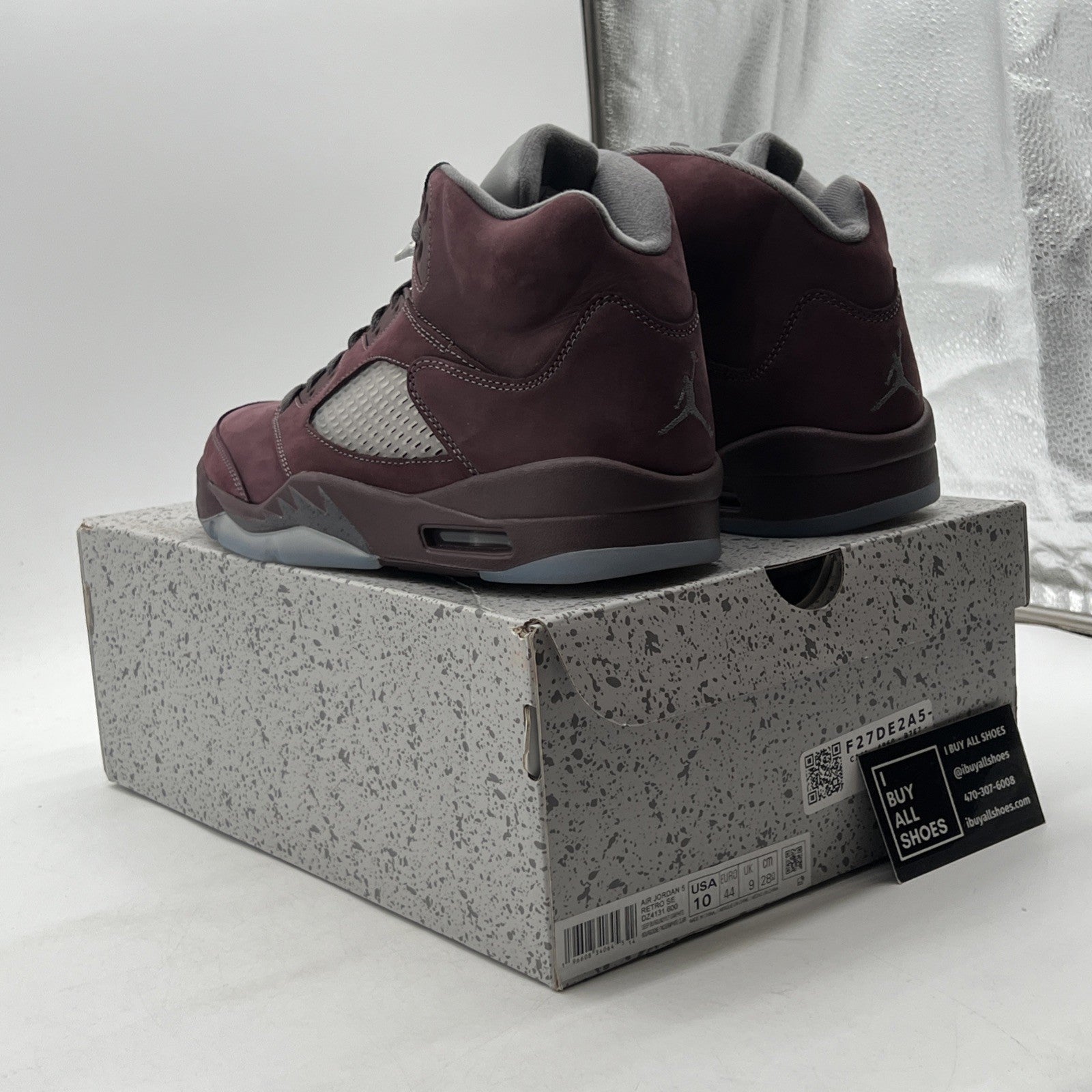 Size 10 - Air Jordan 5 Retro SE 2023 Burgundy (DZ4131-600)