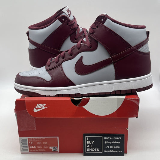 Size 12 - Nike Dunk High Dark Beetroot Grey Purple Leather (DD1399-600)