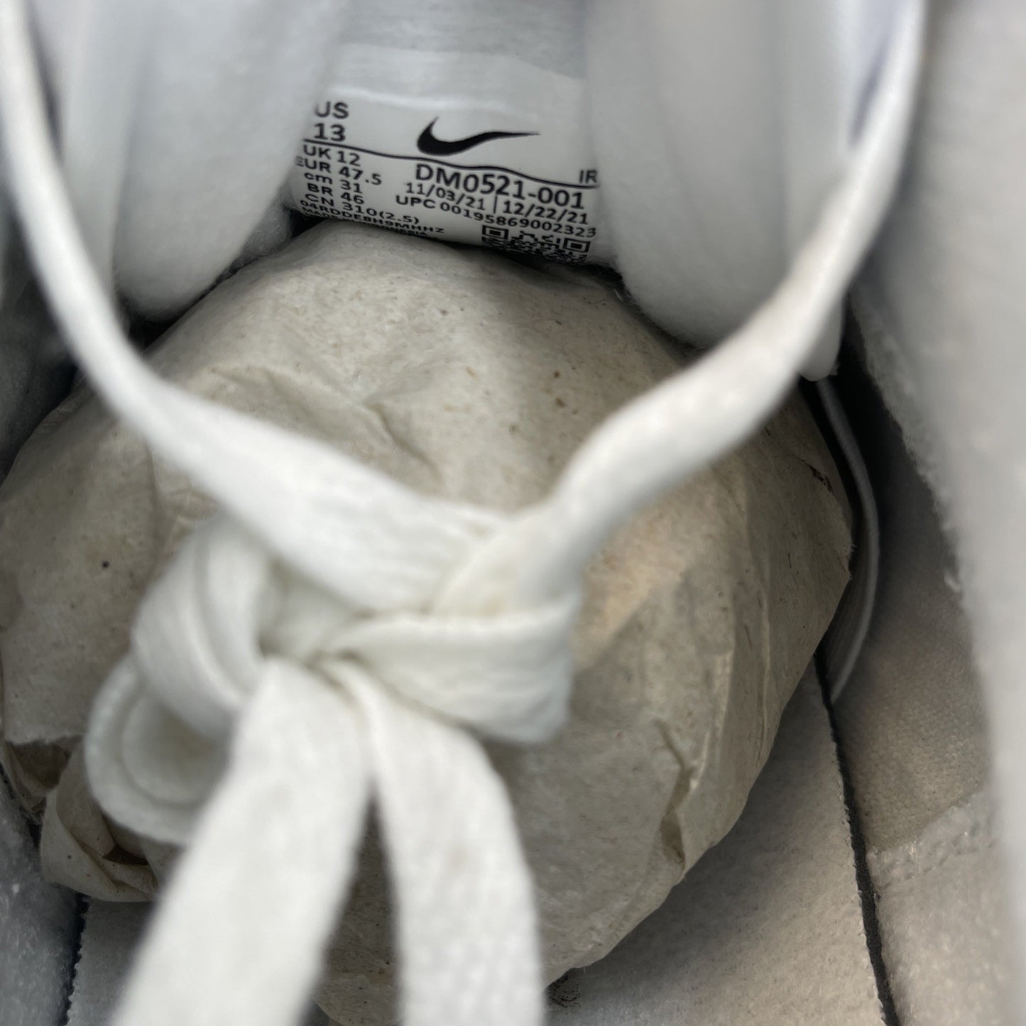 Size 13 - Nike Air Trainer 1 Photon Dust Grey White Suede Leather (DM0521-001)