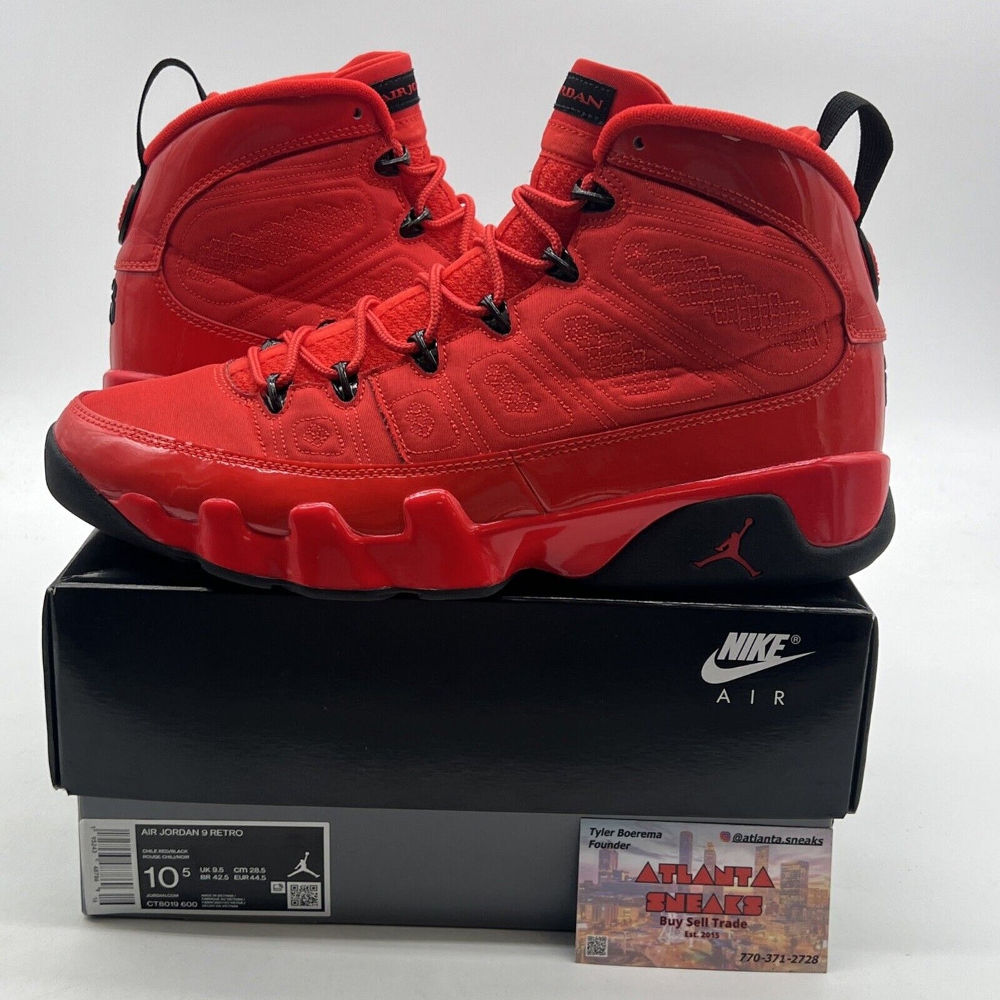 Size 10.5 - Air Jordan 9 Chile Red (CT8019-600)