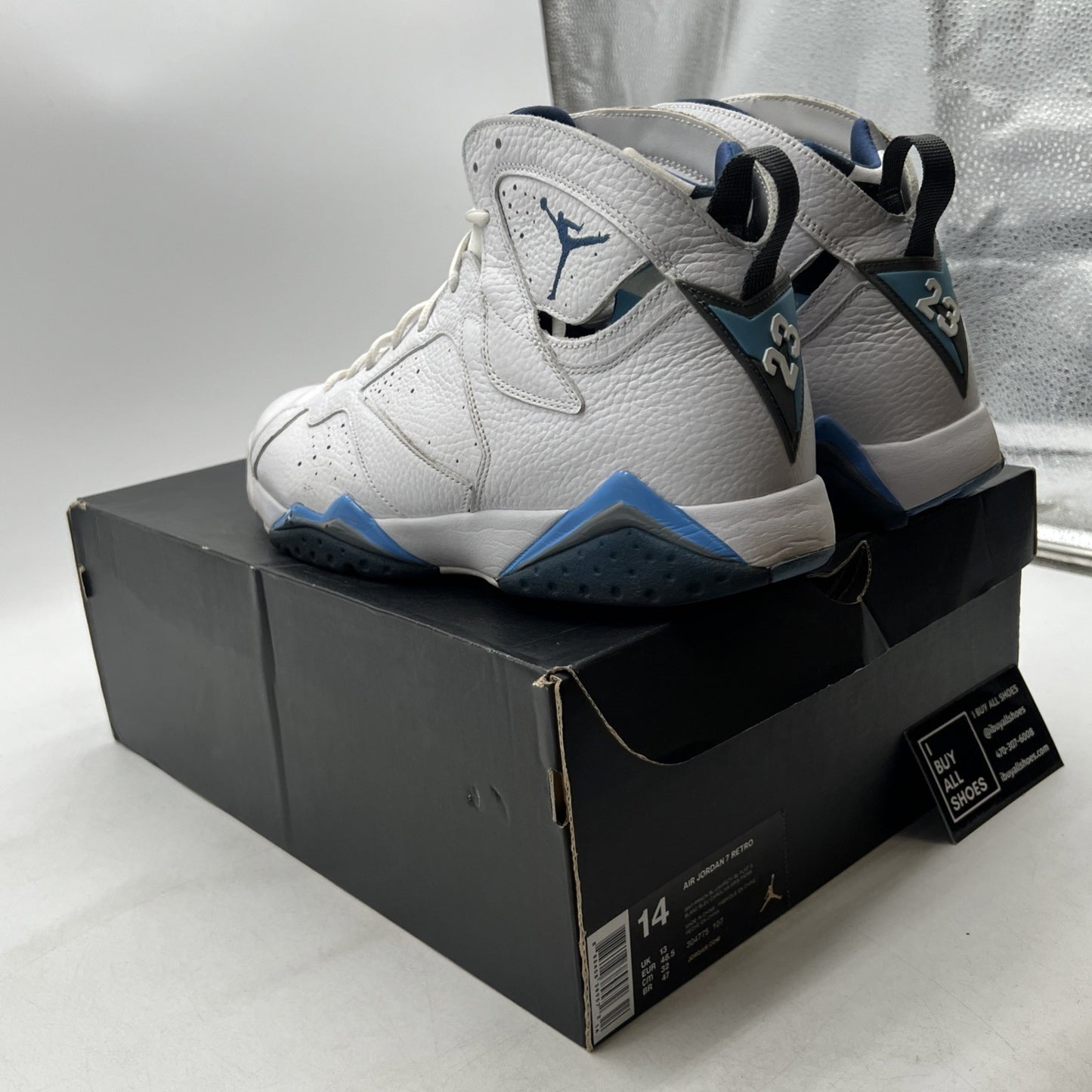 Size 14 - Air Jordan 7 Retro 2015 French Blue (304775-107)