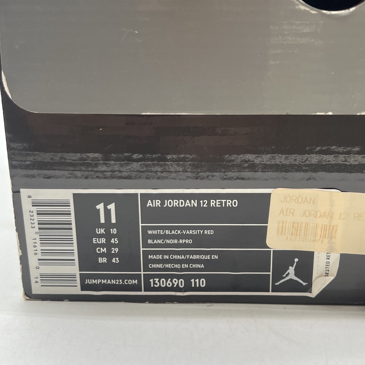 Size 11 - Air Jordan 12 Retro 2009 Cherry (130690-110)