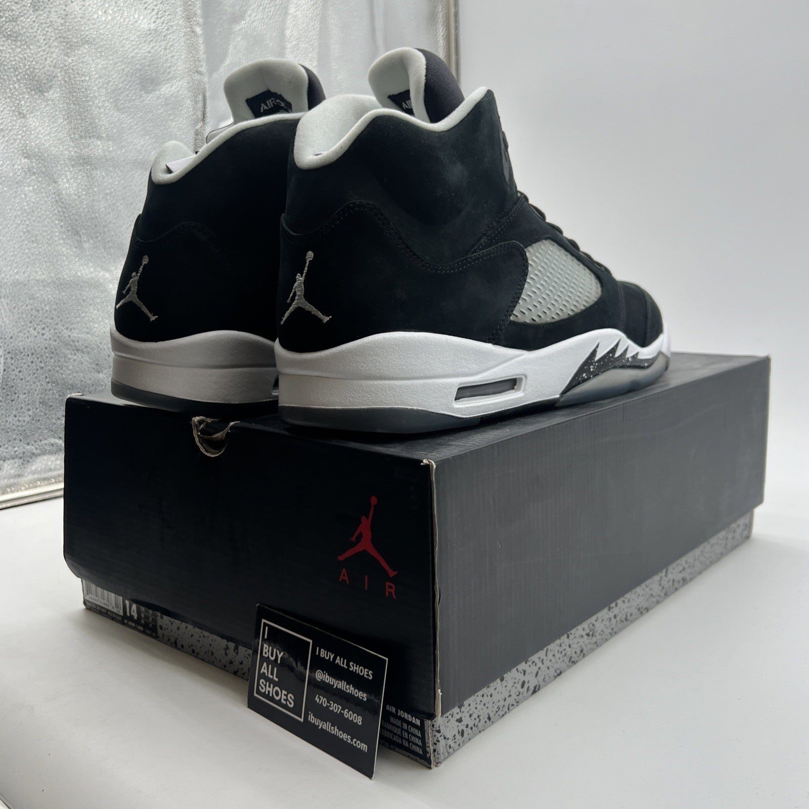 Size 14 - Air Jordan 5 Retro 2013 Oreo (136027-035)