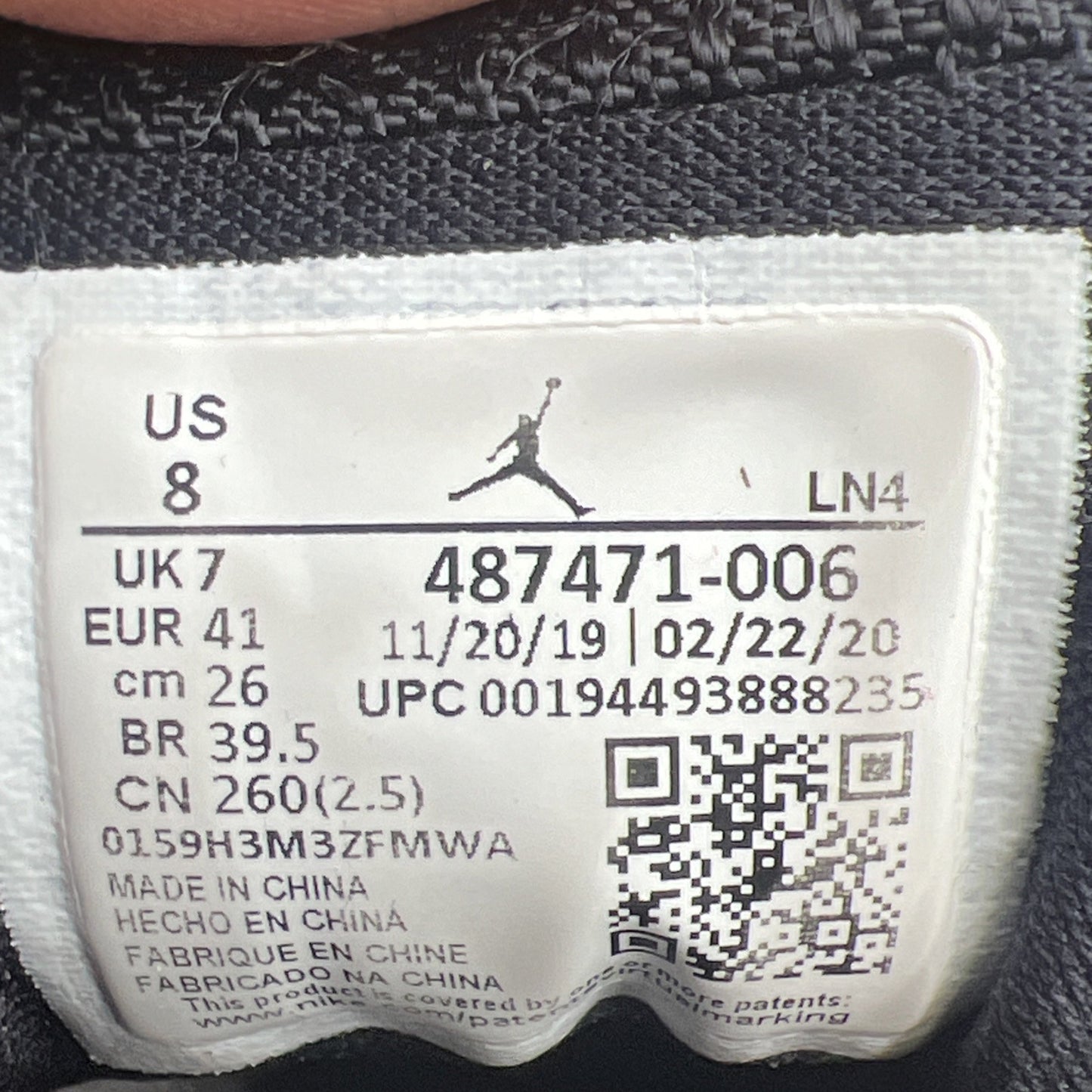 Size 8 - Air Jordan 14 Retro Gym Red (487471-006)