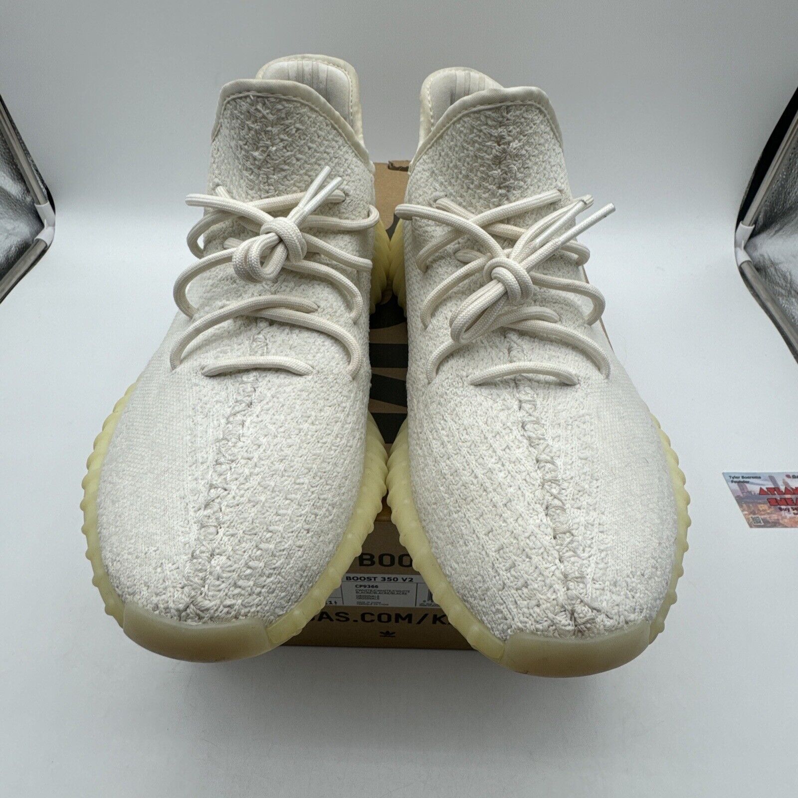Size 12 - adidas Yeezy Boost 350 V2 Low Cream White / Triple White OG All Kanye