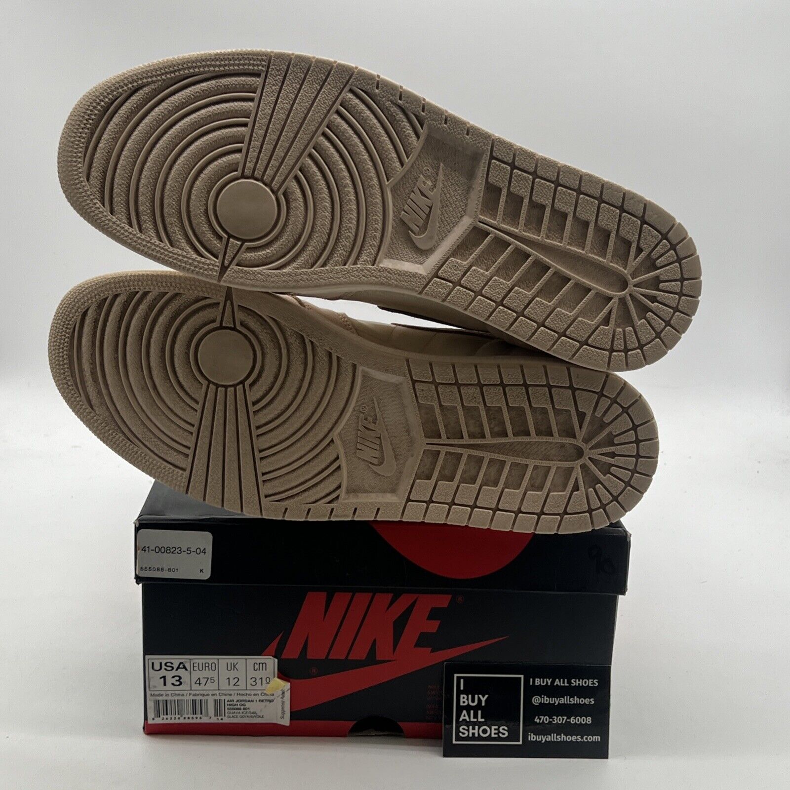 Size 13 - Air Jordan 1 Retro OG High Guava Ice (555088-801)