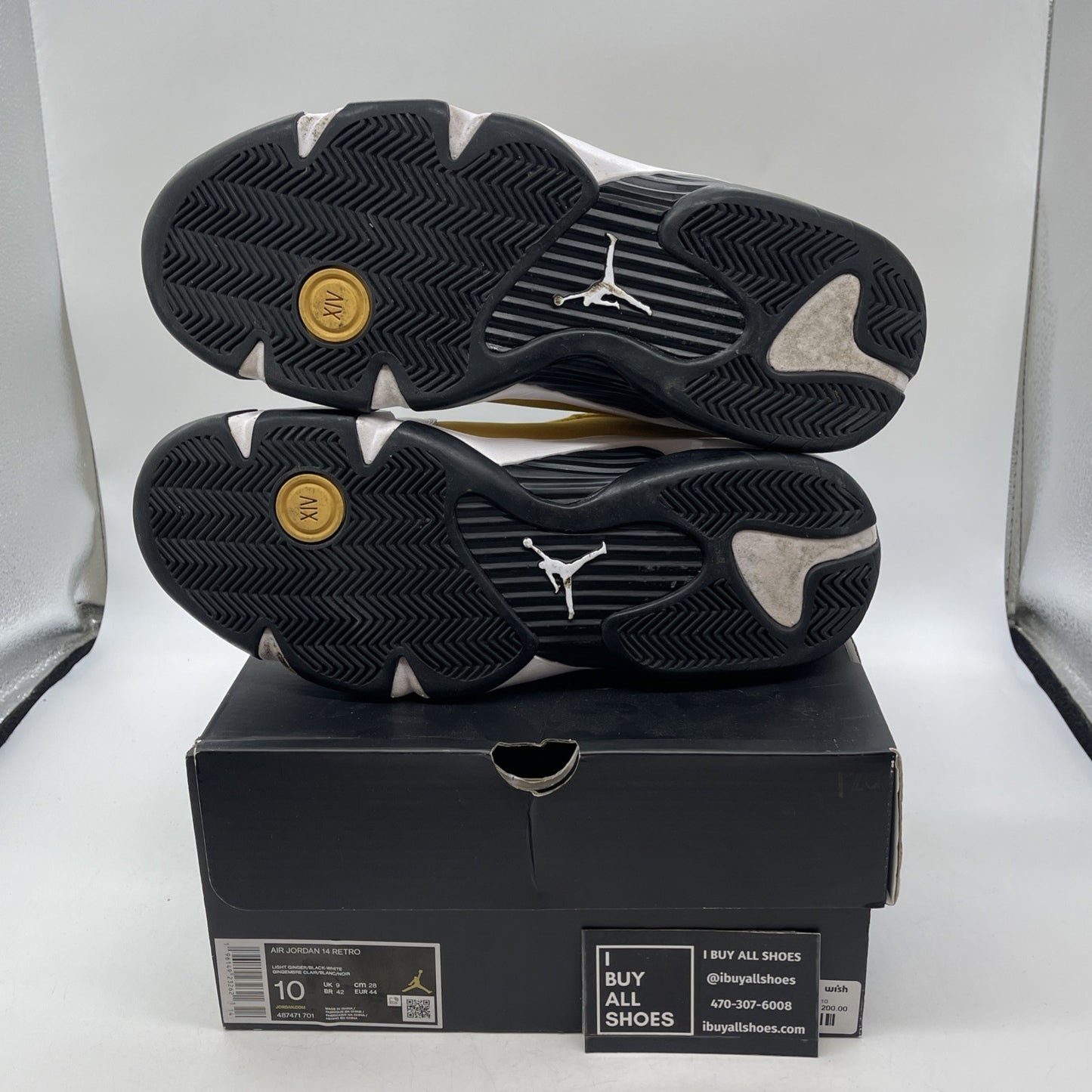 Size 10 - Air Jordan 14 Retro Light Ginger 2022 (487471-701)