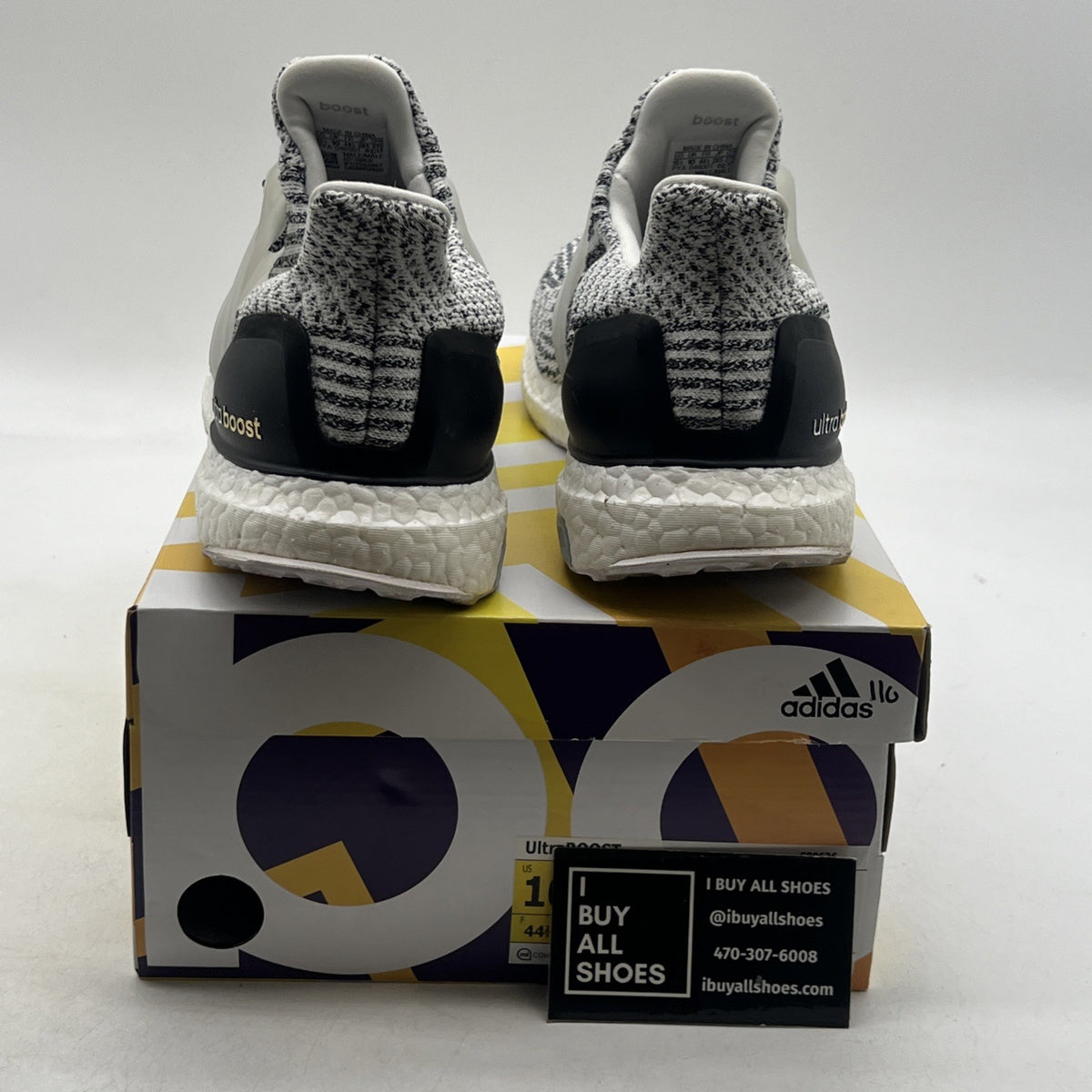 Size 10.5 - Adidas UltraBoost 3.0 Oreo (S80636)